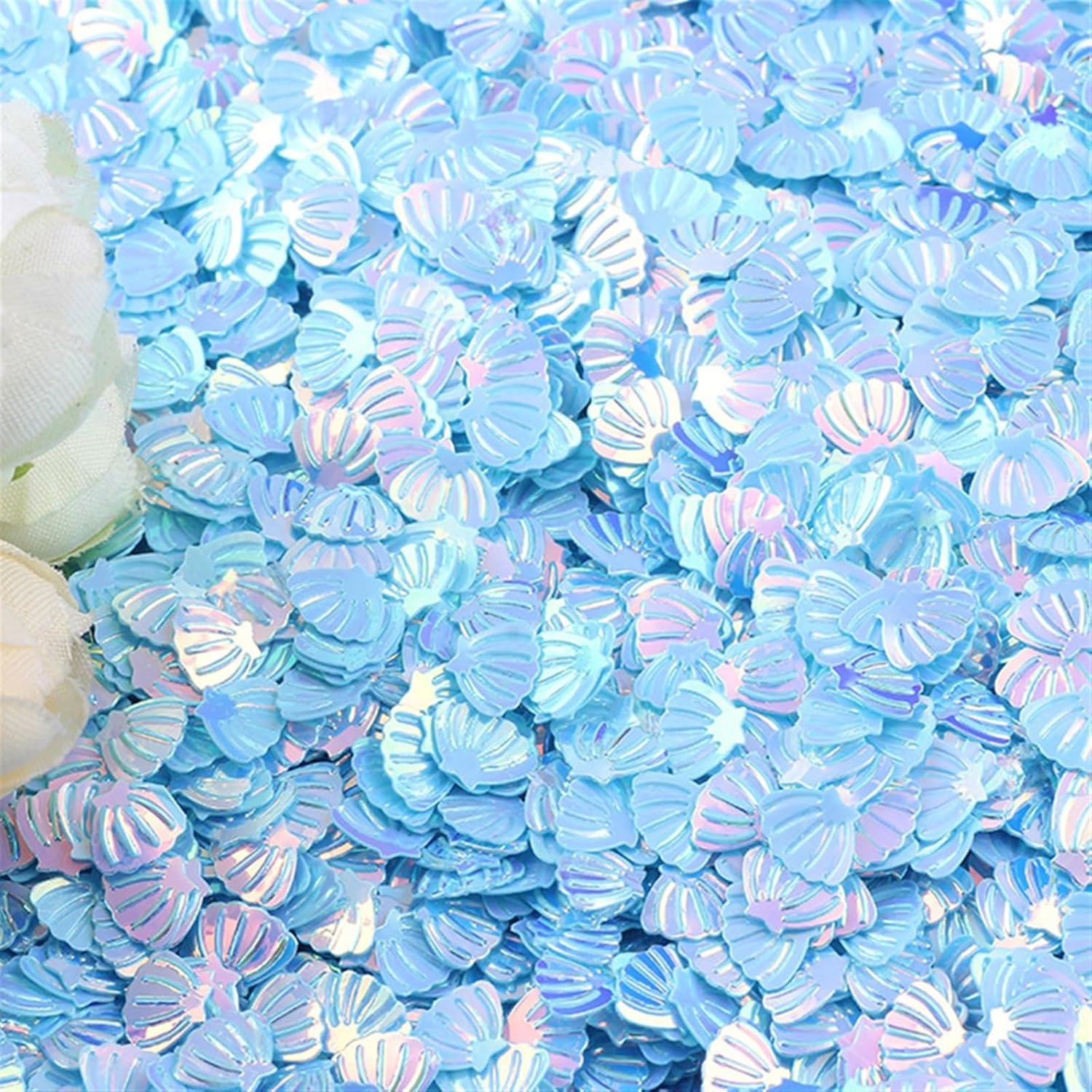 Amazon.com: Party Decorations 15g/pack Iridescent Glitter Shell ...