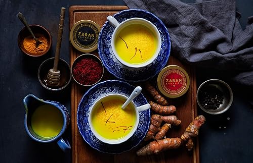 Miniatura 3 de Hilos de azafrán superior (de alta calidad). Especias de azafrán rojo para tu paella, risotto, té persa, arroz persa y leche dorada de Zaran Saffron