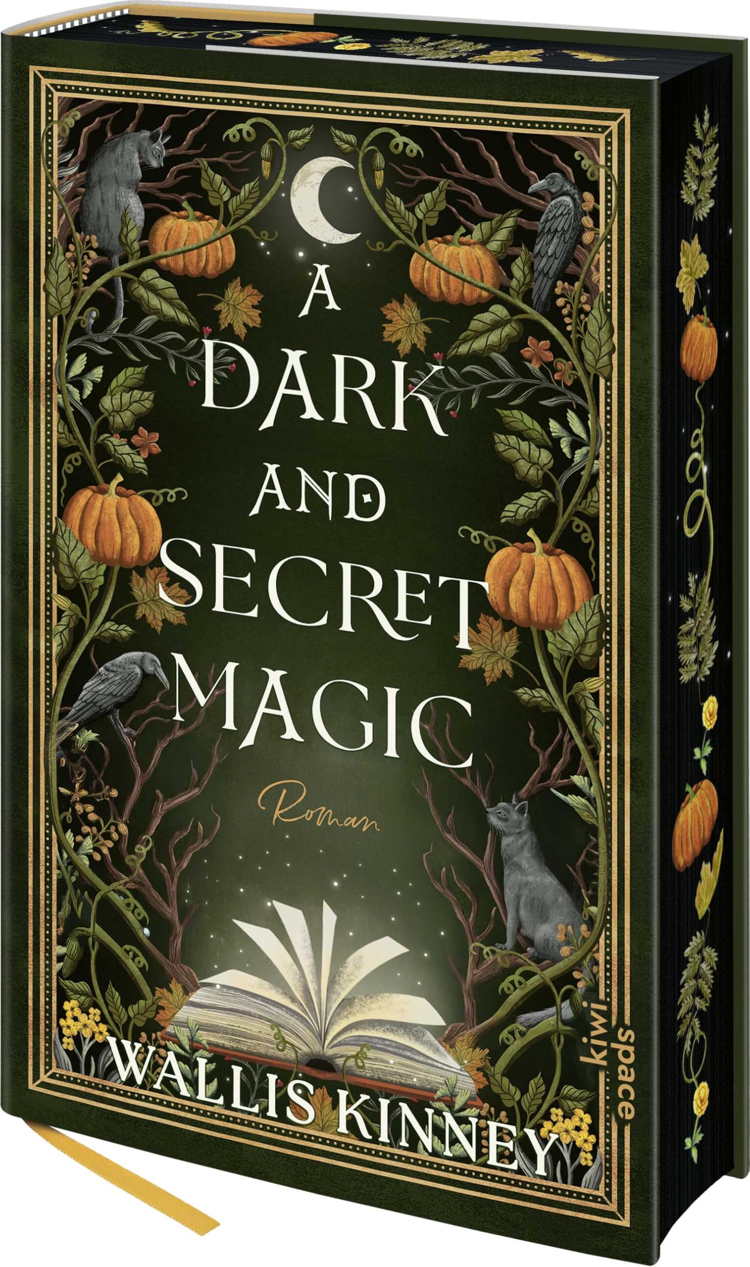 A Dark and Secret Magic: Roman | Cosy Fantasy-Bestseller für alle, die den Herbst lieben | Mit Motivfarbschnitt und Goldprägung