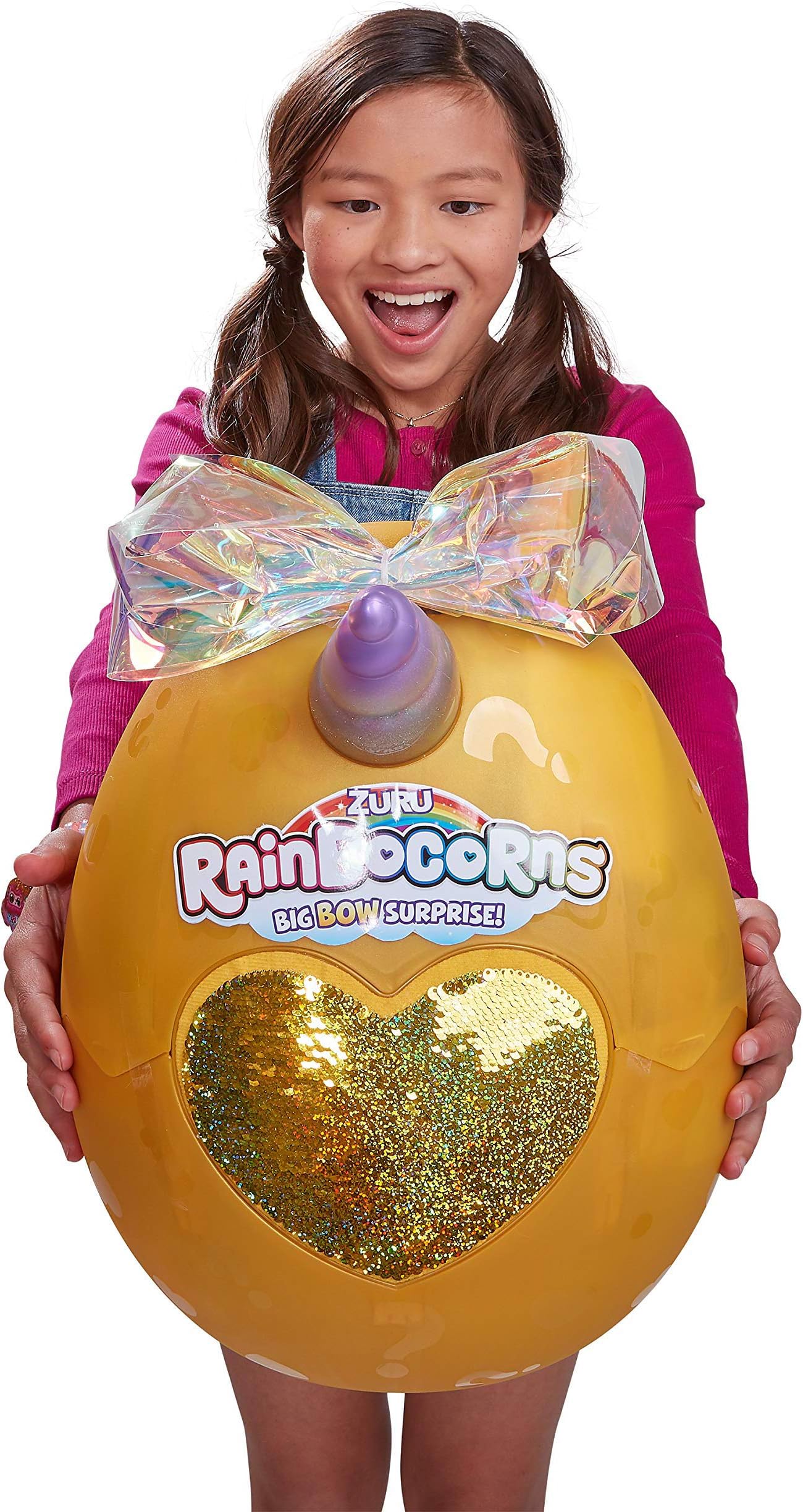 Rainbocorns Giant Big Bow Surprise Mystery Egg (Includes 25+ Surprises!) by Zuru - Unicorn