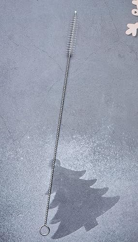 Miniatura 2 de Sowaka 5 cepillos de limpieza para pajitas de 9.8 pulgadas, limpiador de tubos de acero inoxidable de nailon, cepillos flexibles para limpiar tubos,