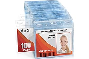 Convenient Clear Plastic Name Badge Holders