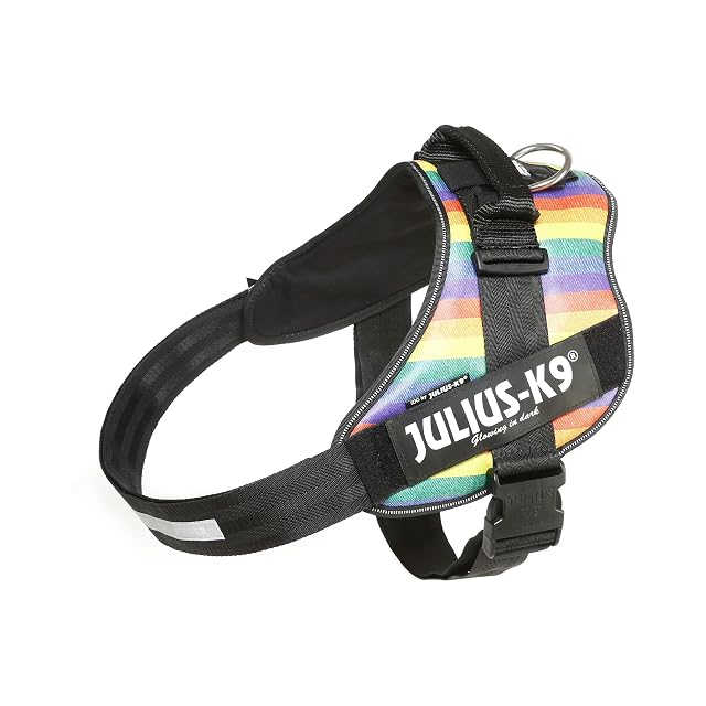 Julius-K9, Arnés IDC Power, Tamaño: 3XL / 4, Arco Iris