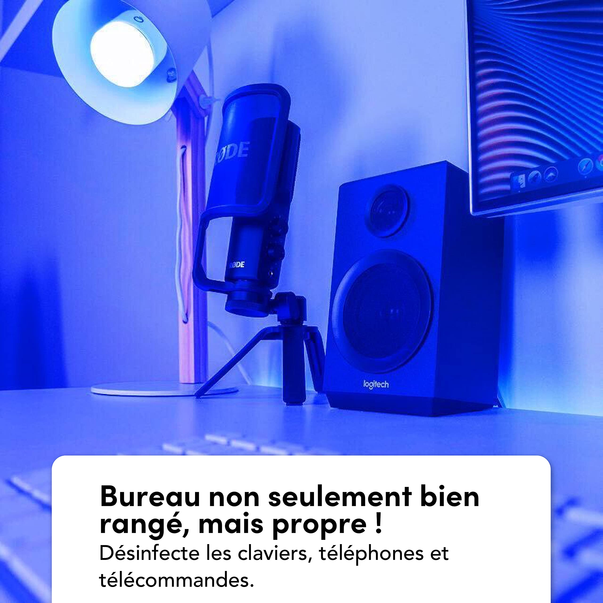 LIFX Clean A60 1200 lumens [B22], Pleine couleur avec lumière HEV antibactérienne, Ampoule LED connectée Wi-Fi, Pas de pont, Compatible avec Alexa, Hey Google, HomeKit et Siri