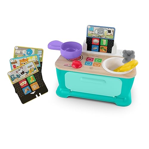 Baby Einstein + Hape Magic Touch Kitchen Pretend to Cook Toy con sonidos reales y música, para edades de 9 meses en adelante