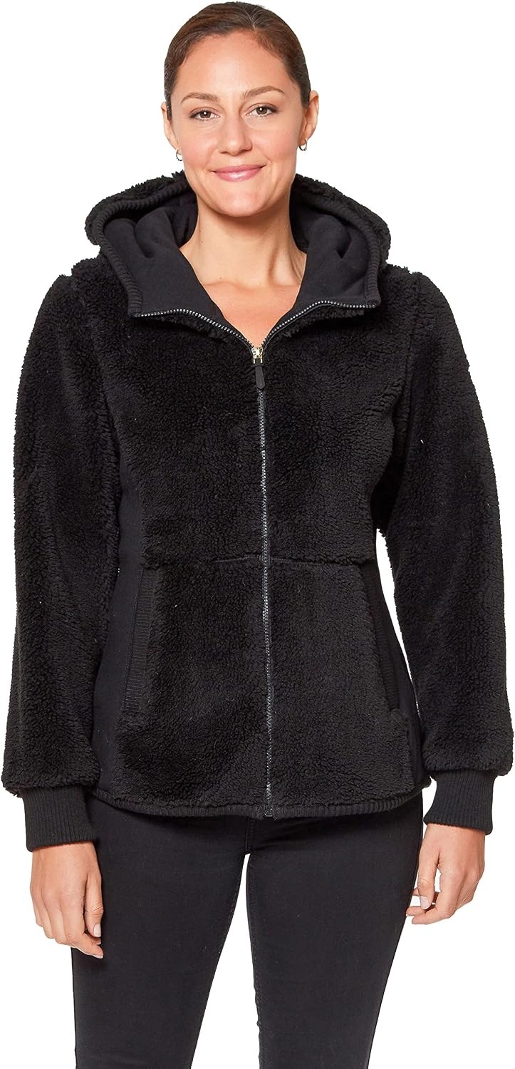 Koolaburra by UGG Women's Long-sleeve Hooded Outerwear Fleece Jacket
