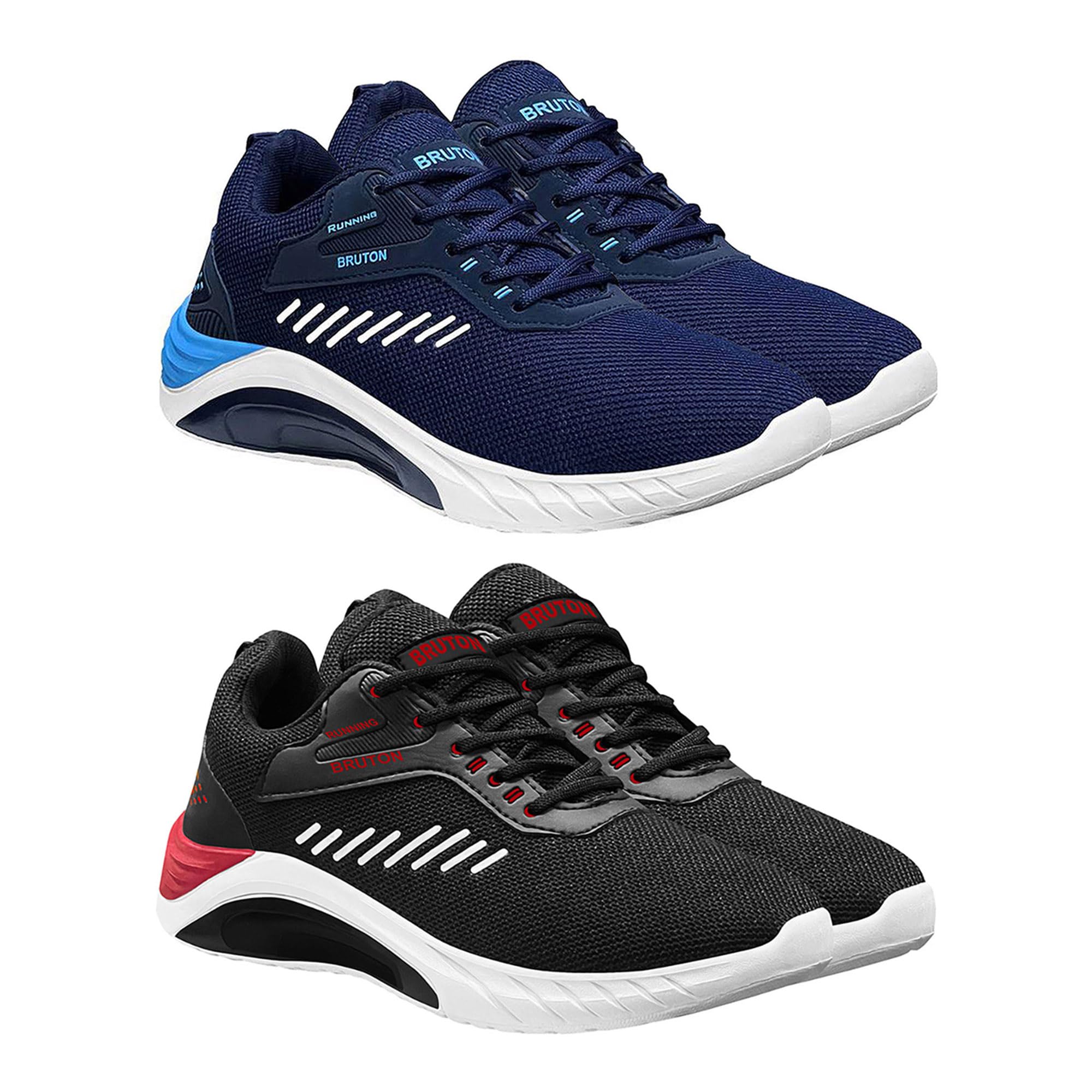 BRUTON Sport Shoes Running Shoe for Men PVC Shoes- Combo Pack of 2-picture-17