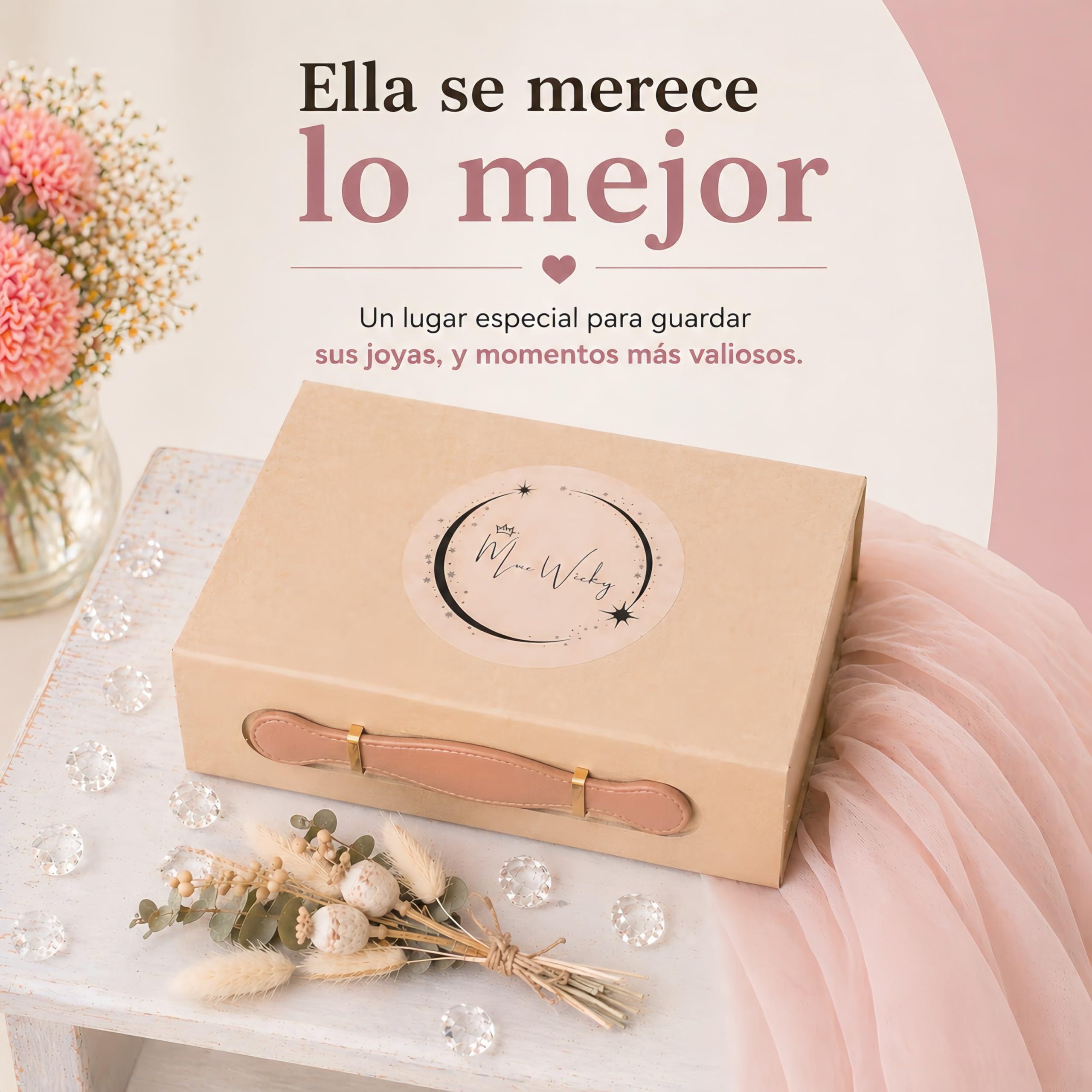 Collar Mujer Mamá con Colgante de Corazón y Mariposa en Acero Inoxidable – Joyería Fina con Circonitas, Diseño Elegante y Significativo – Regalo para el Día de la Madre, San Valentín