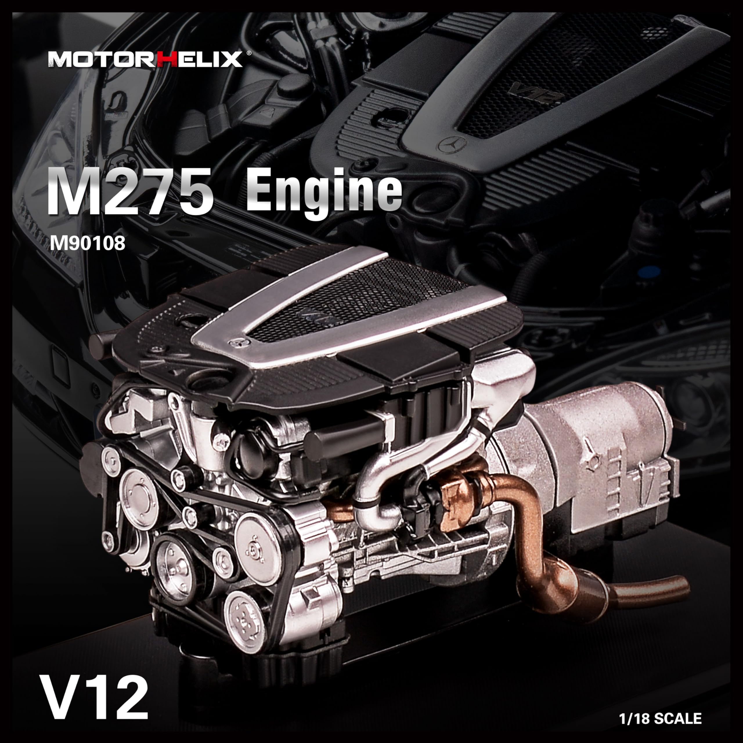 Amazon | MOTORHELIX 1/18 メルセデス・ベンツ M275 V12
