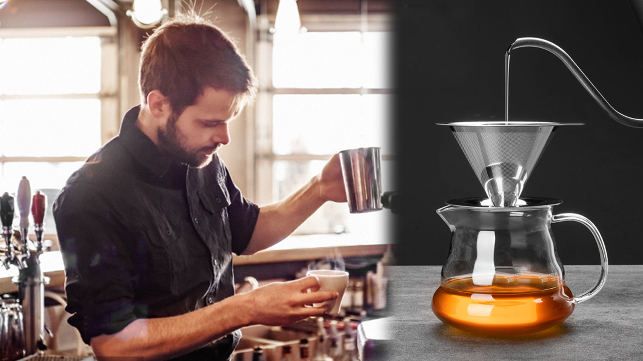 Filtro Caffè Riutilizzabile In Acciaio Inox - Senza Carta, Per Caffè Preparato A Mano - Foto 2