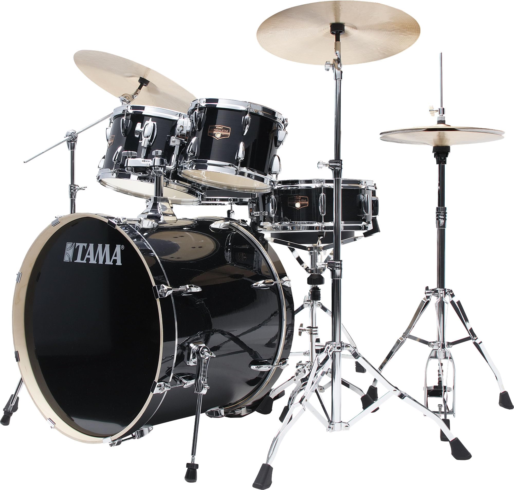 Tama IP52H6W-HBK Imperialstar 5-Piece Drum Kit (Hairline Black)