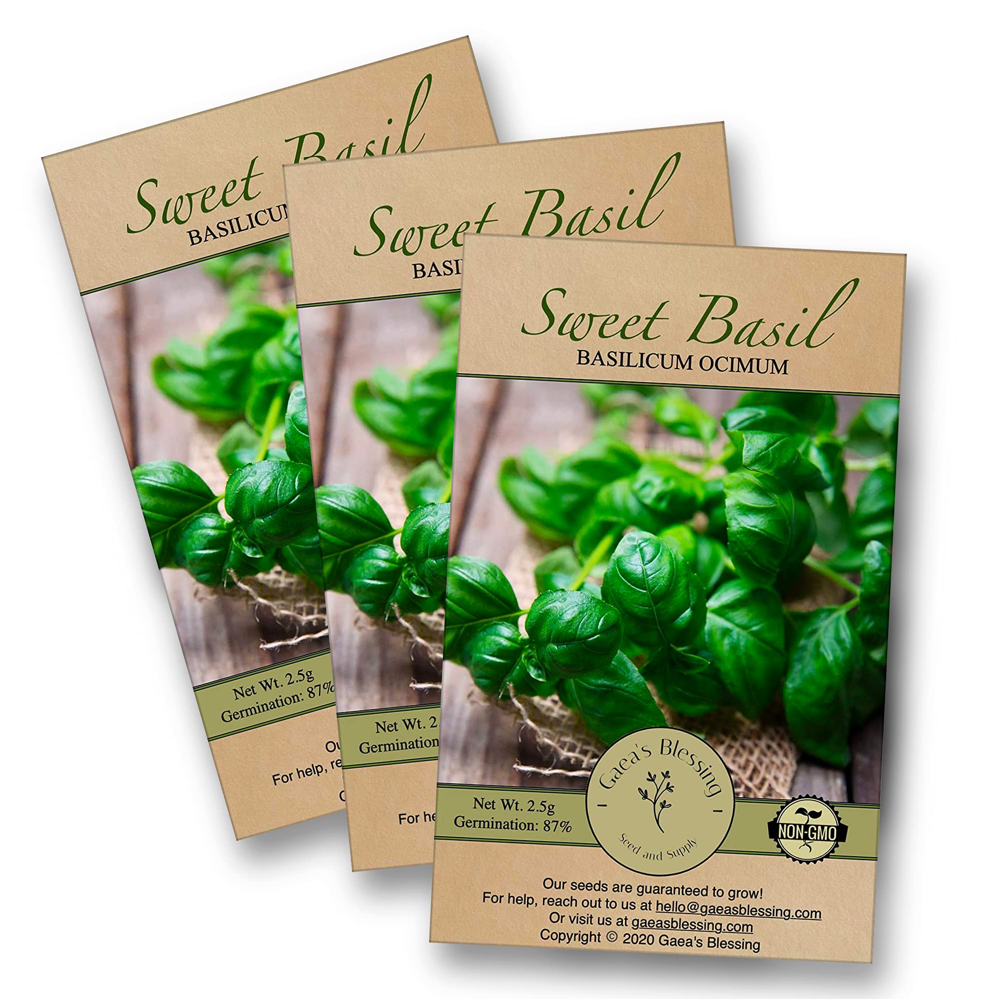 Gaea's Blessing Seeds - Sweet Basil Seeds