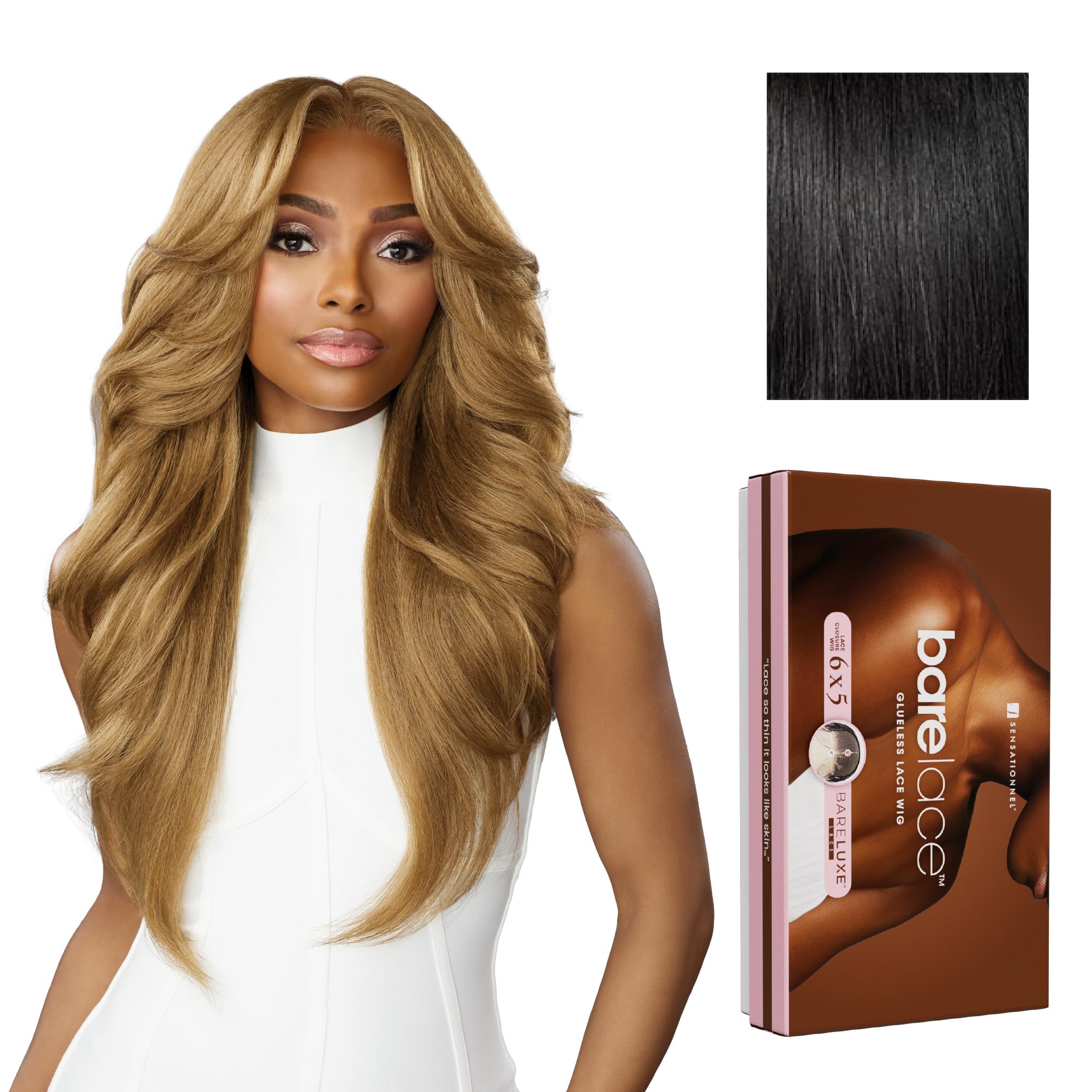 Amazon.com : Sensationnel Bare Lace 6x5 Lacewig - Unit 3 | 1