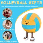 Oreiller en peluche de volleyball, Cadeaux de voleyball doux, Poupée en peluche farcie pour les fans, Oreil de sport mignon pour la décoration de chambre, cadeaux d'anniversaire à thème