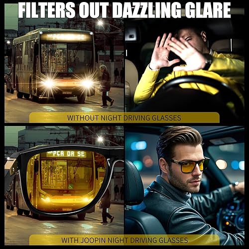 Miniatura 2 de Joopin Gafas de sol polarizadas para hombre y mujer, protección UV400, gafas de sol cuadradas grandes y gruesas, sombras de diseño, lentes de sol