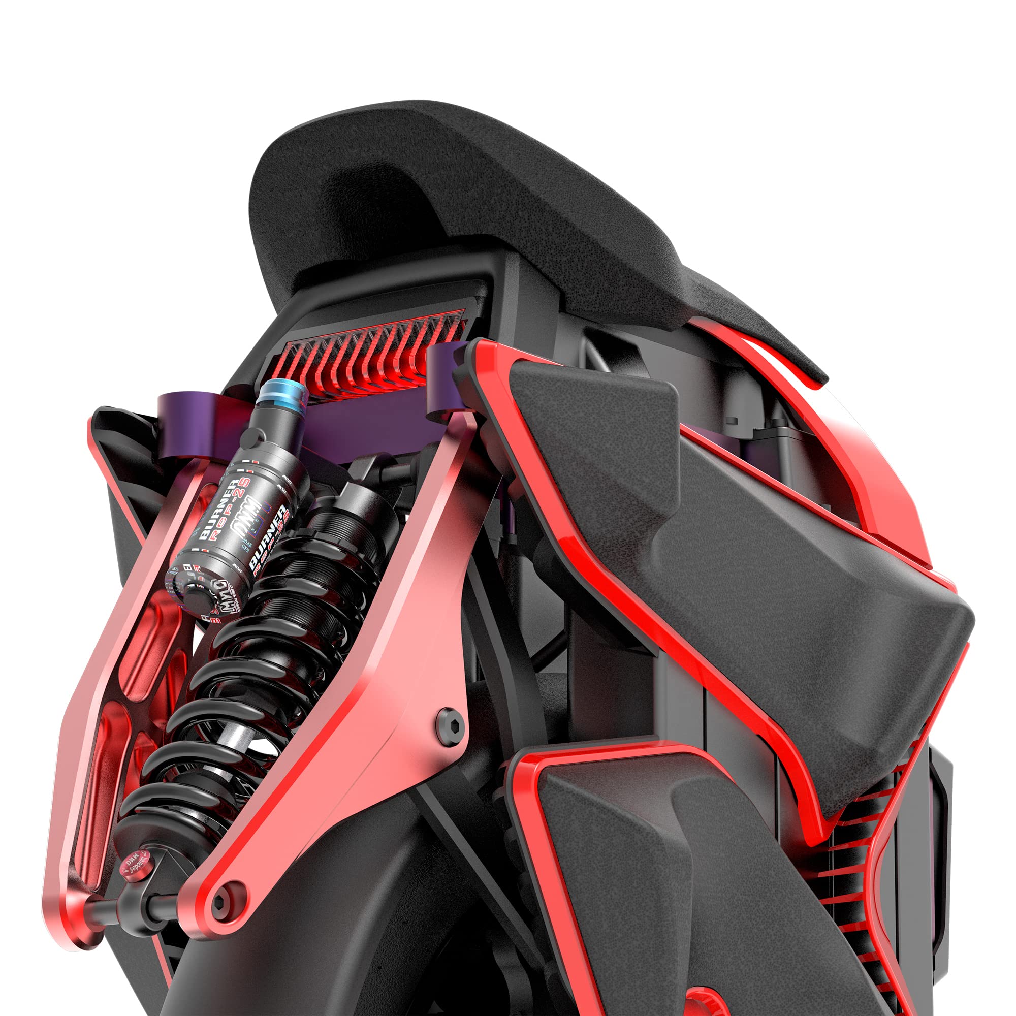 Gyroroue Kingsong S22 Eagle Noir et Rouge : Amazon.es: Deportes y