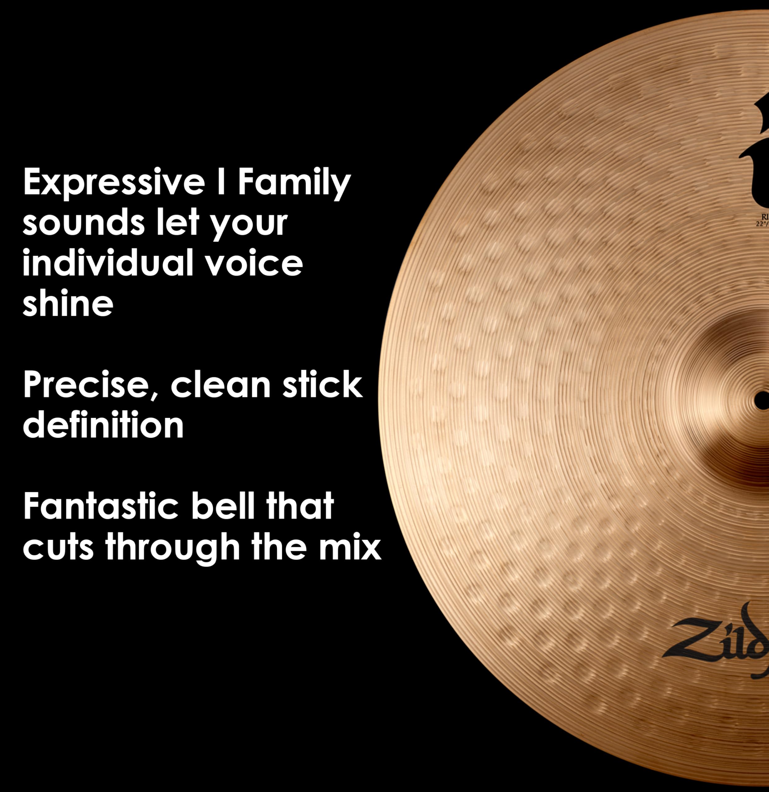 Zildjian I seria rodzinna - talerz do jazdy - 55 cm