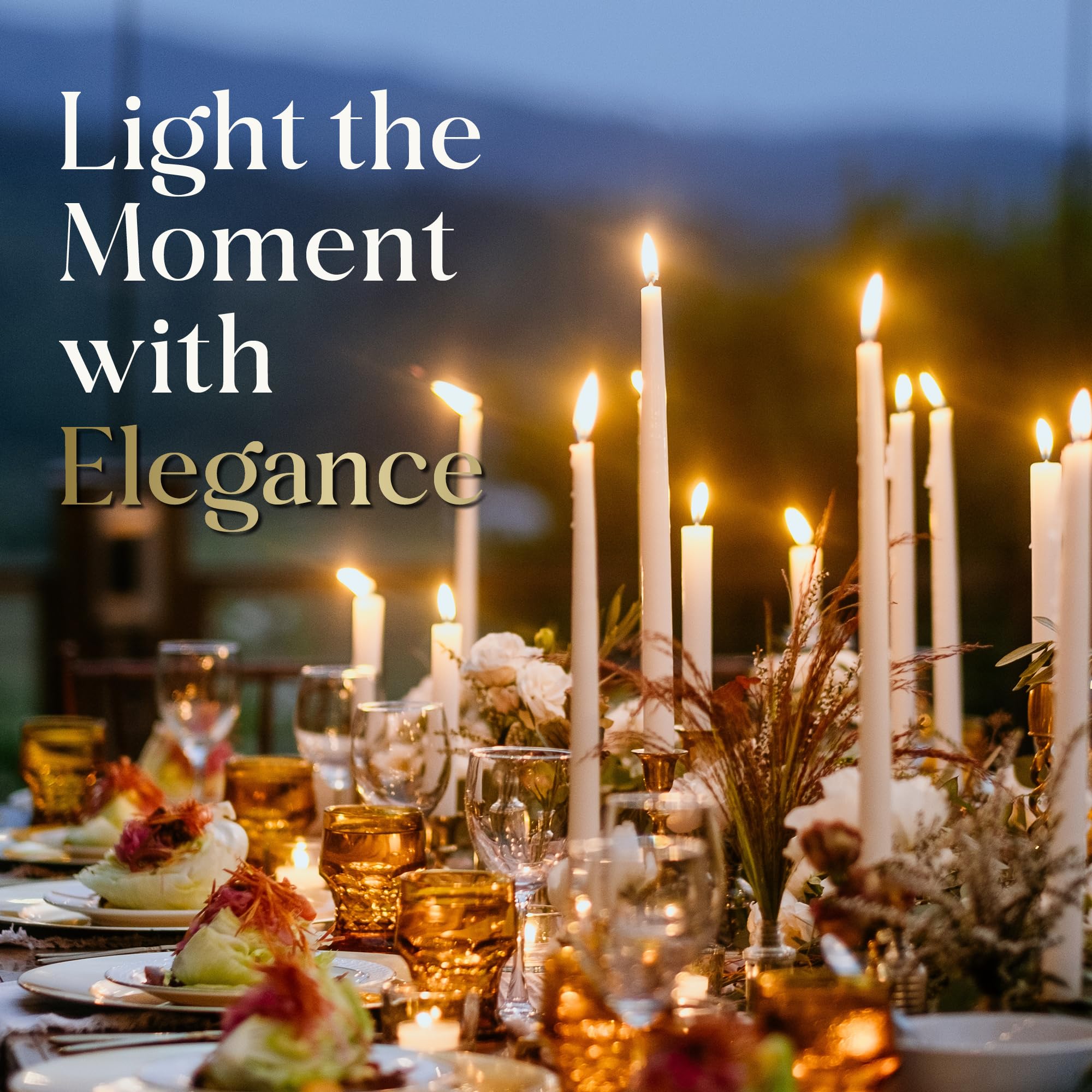 Rustic Charm Fancy Matches: 100 4-Inch Rainbow Tip Matches + Striker | Kiln-Dried Wooden Artisan Matchsticks for Decorative Cloche Jars, Fireplaces, and BBQ - 100 Count (Rainbow Tip)