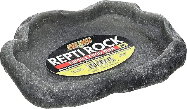 Bol Alimentaire Repti Rock pour Terrarium Pogona - Indestructible et Recyclé