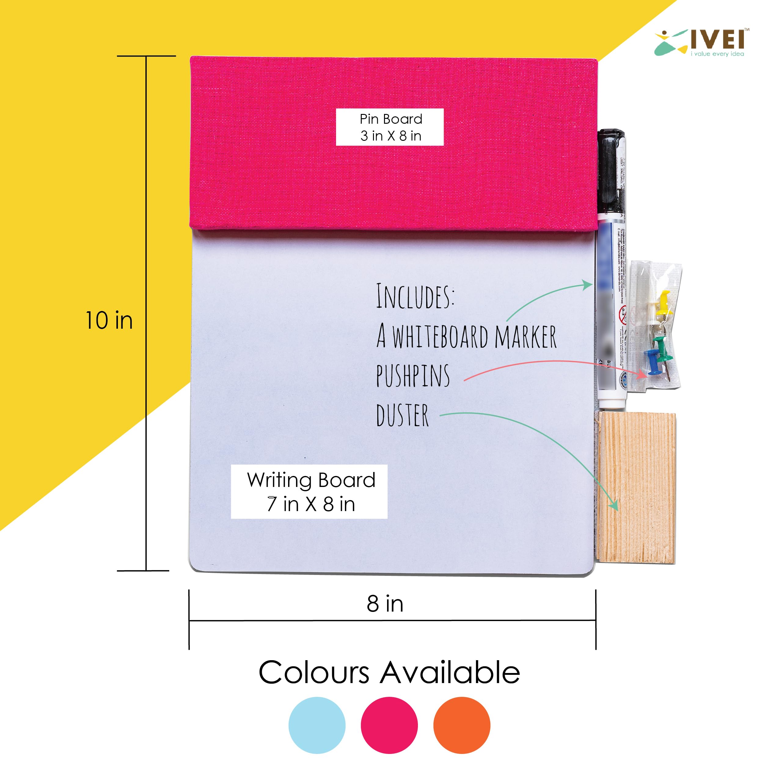 ivei tablón + writeboard, combinación junta