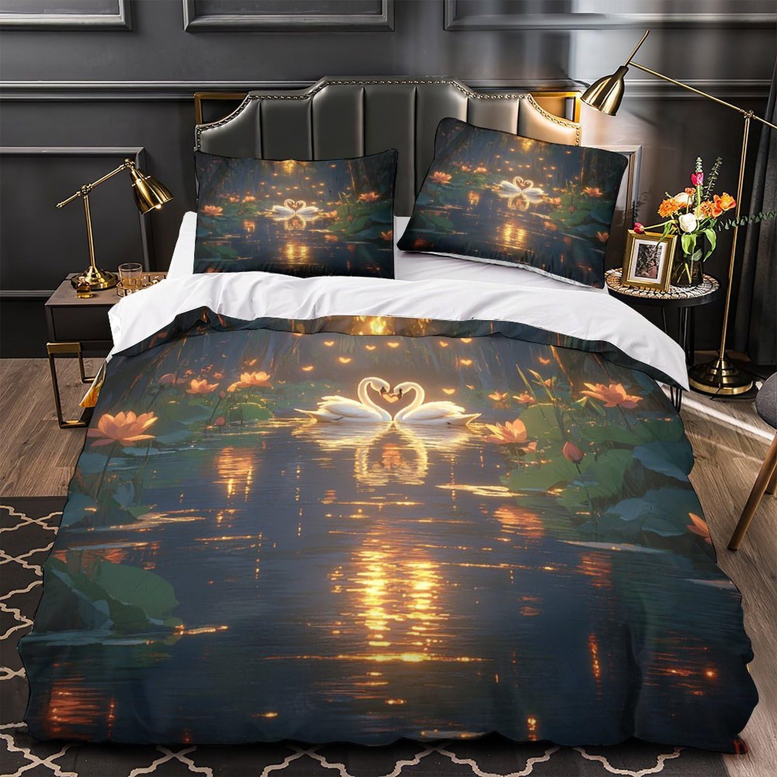 Housse de couette sushi 3D | Douce parure de lit japonaise 200x200