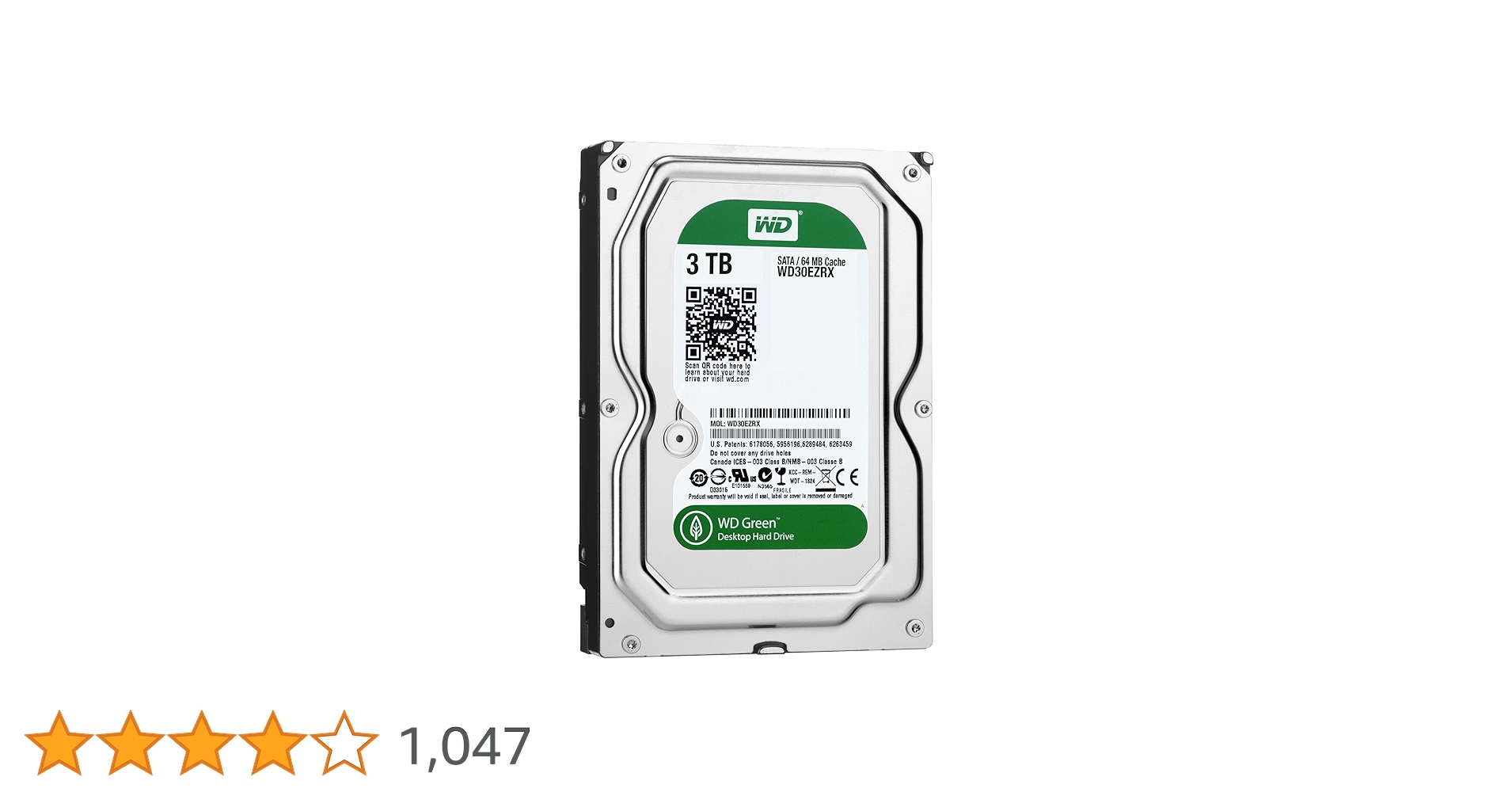 二枚セット　WD Green 3TB WD30EZRX (D92/D93) 二枚セット WD Green 3TB WD30EZRX (D92/D93) Amazon.com