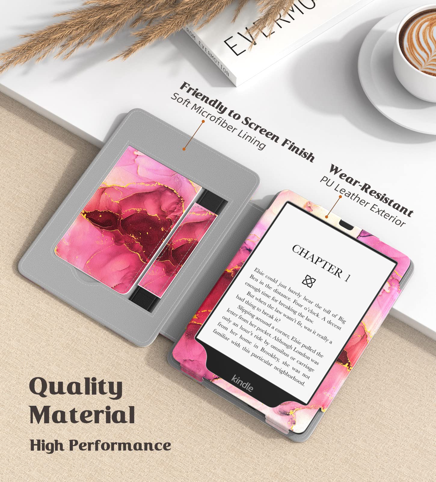 MoKo Case for 7"/6.8" Kindle Paperwhite(12th/11th Gen-2024/2021) and Kindle Colorsoft Signature Edition - Image 4