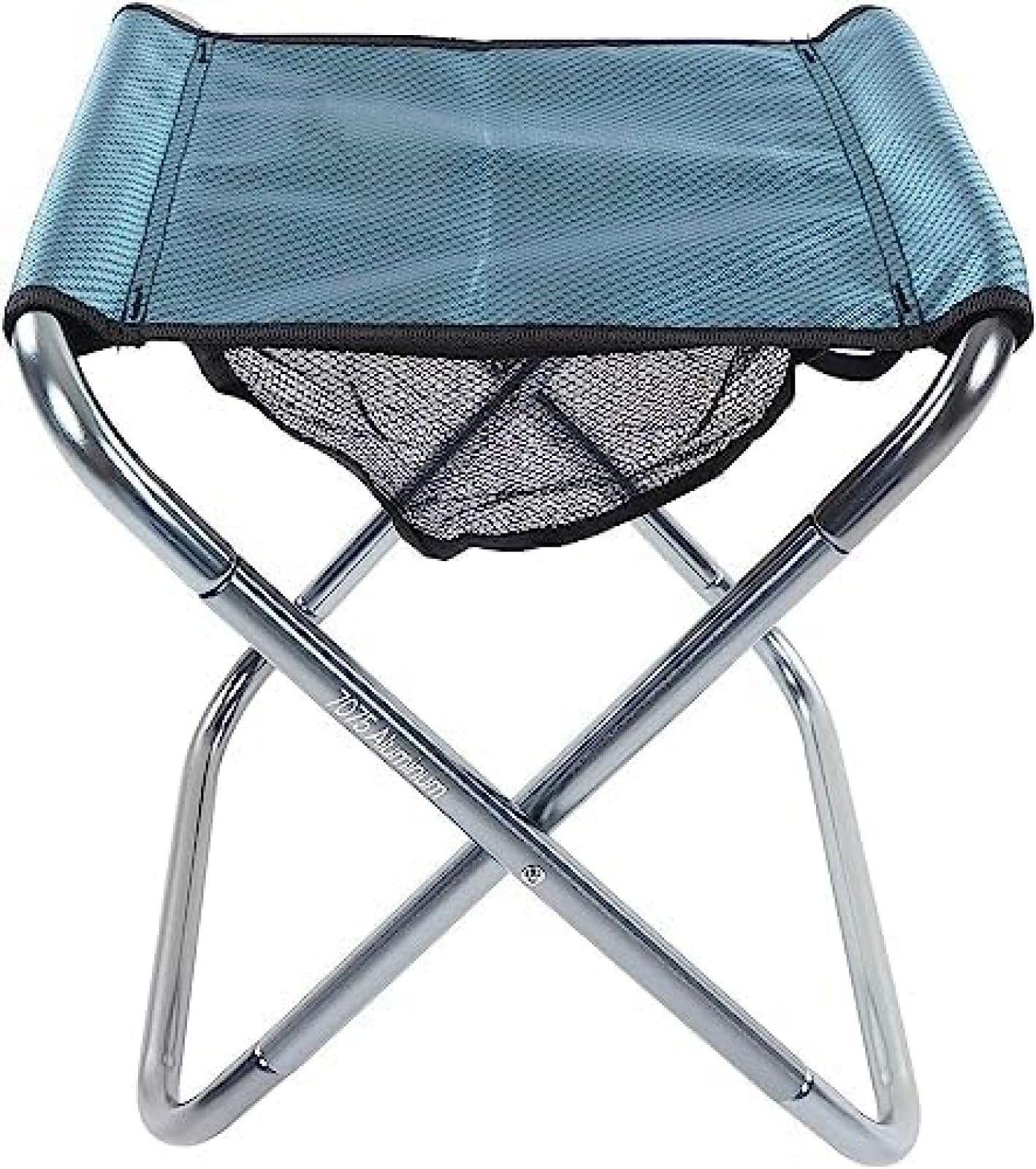 Sgabello telescopico Sgabello pieghevole Sgabello da campeggio, Sgabello pieghevole portatile con carico di 150 kg Antistrappo per viaggi all'aperto,Blue