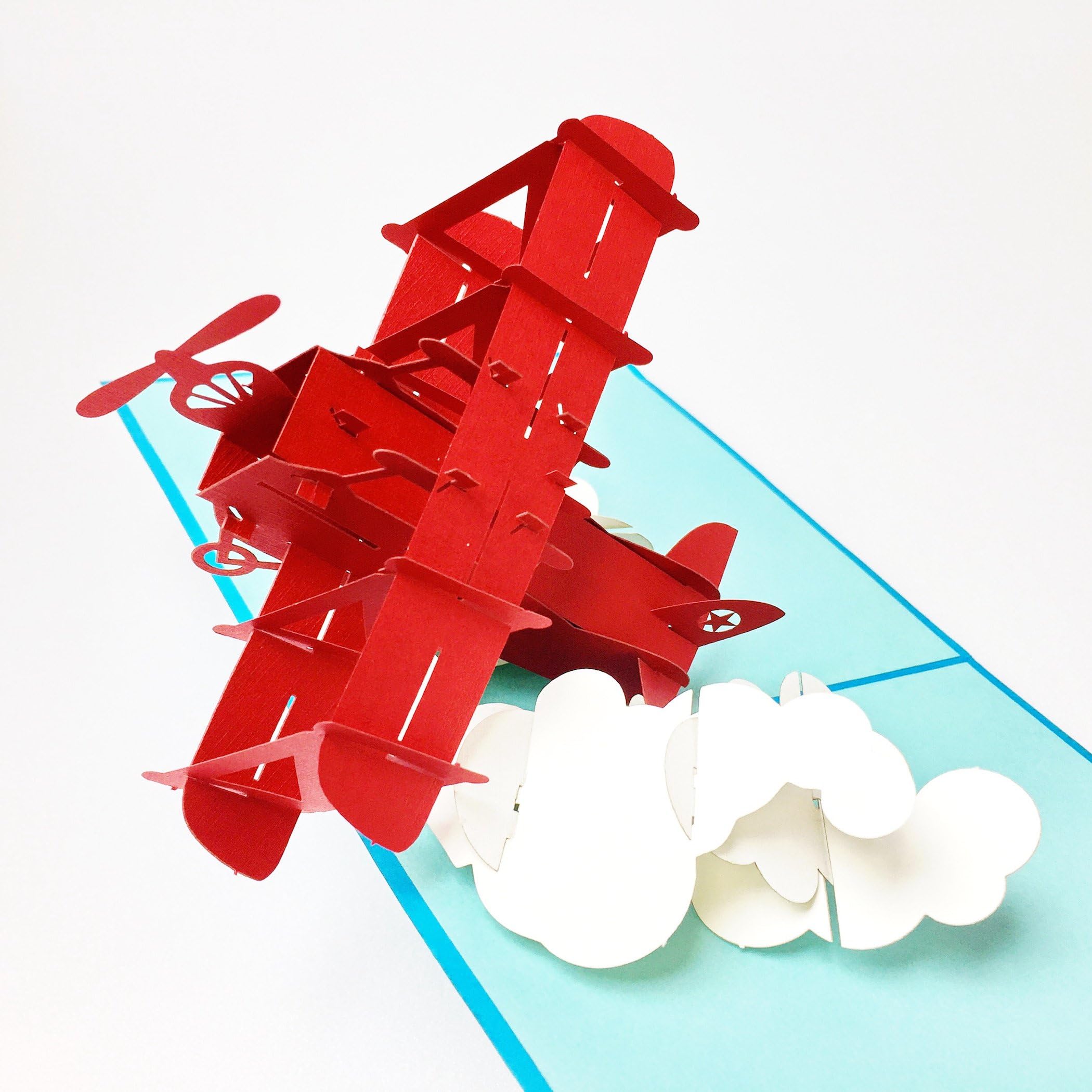 Creve 3D Popup Greeting Card Birthday Card Celebration Card Airplane