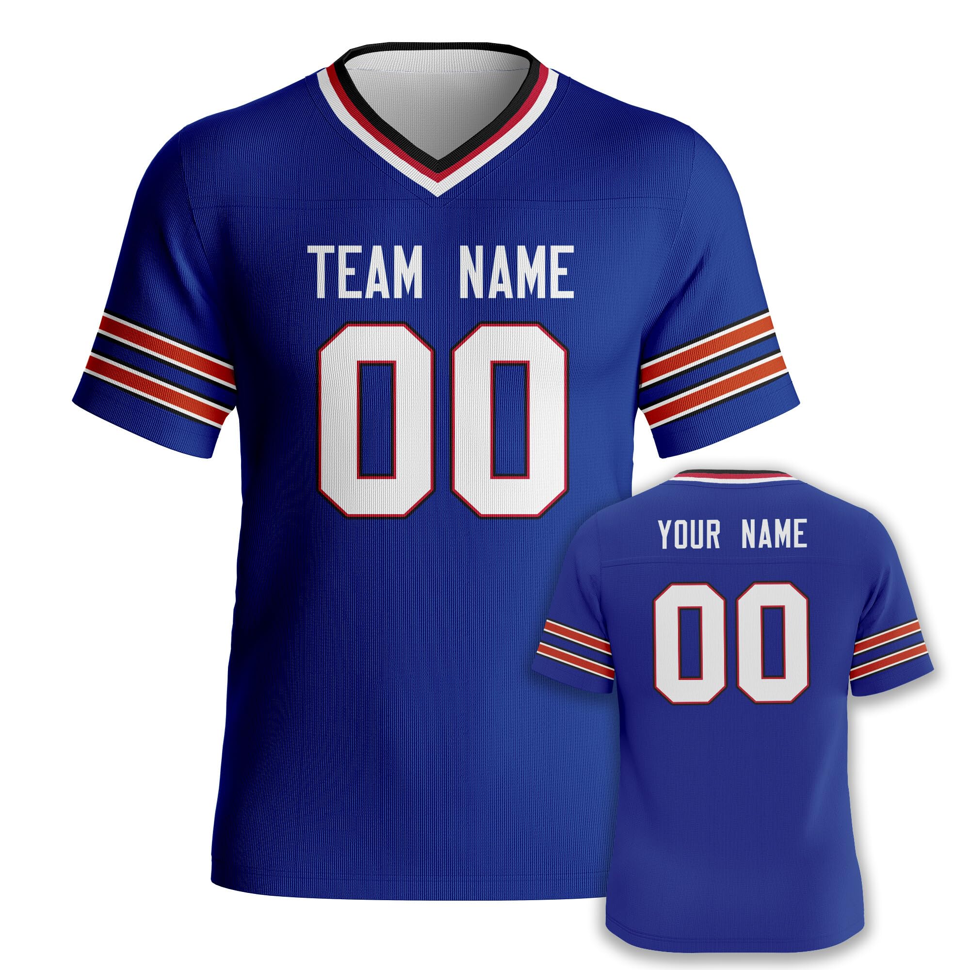 Custom Men Women Youth Kids Football Jersey Personalized Stitched/Printed Team Name Number Replica Jerseys Sport Shirt