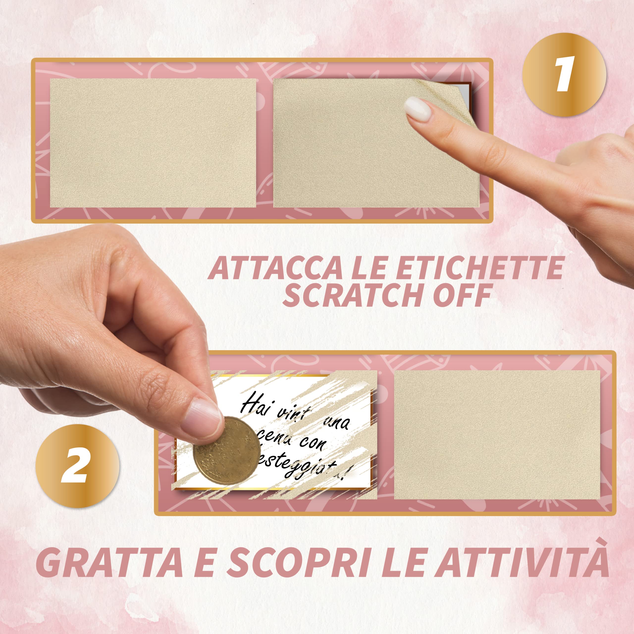 Maxi Gratta e Vinci Personalizzato Gioco Compleanno – Idea Regalo Lotteria del 40enne Versione A3 - Calendario Auguri Grattabile 40 Anni Per Invitati - Regali Divertenti 40 Anni Uomo Donna Originale