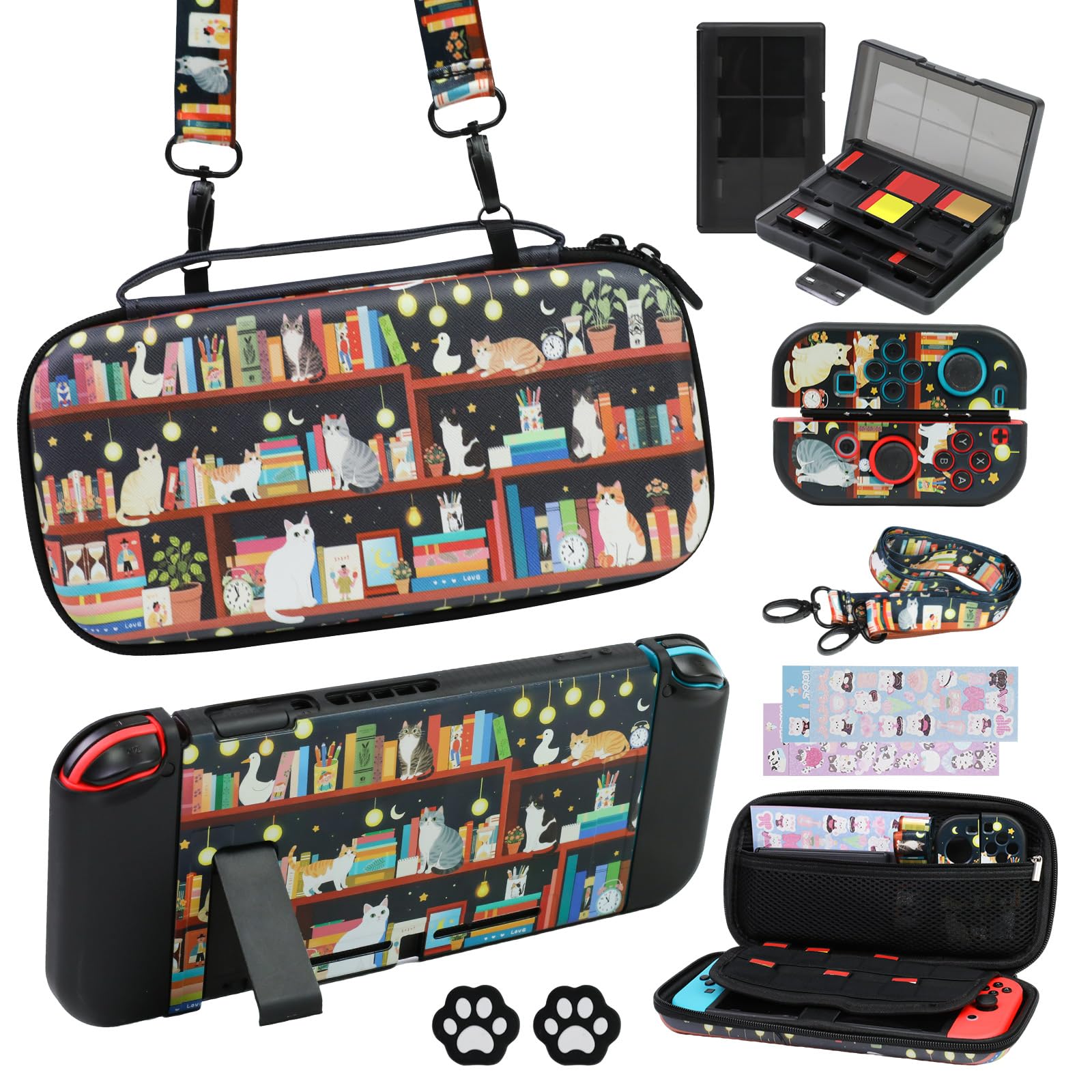 Amazon.com: PERFECTSIGHT Switch Carrying Case for Nintendo Switch