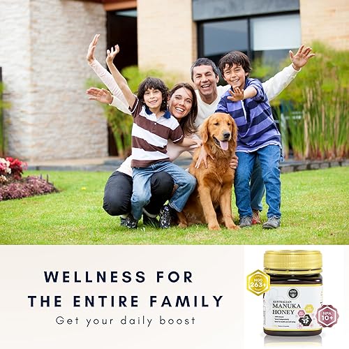 Miniatura 3 de Honey Australia Miel de Manuka Premium  Raw Pure MGO 263+ NPA 10+ Maravillosa miel de manuka certificada de sabor rico para la salud y el bienestar