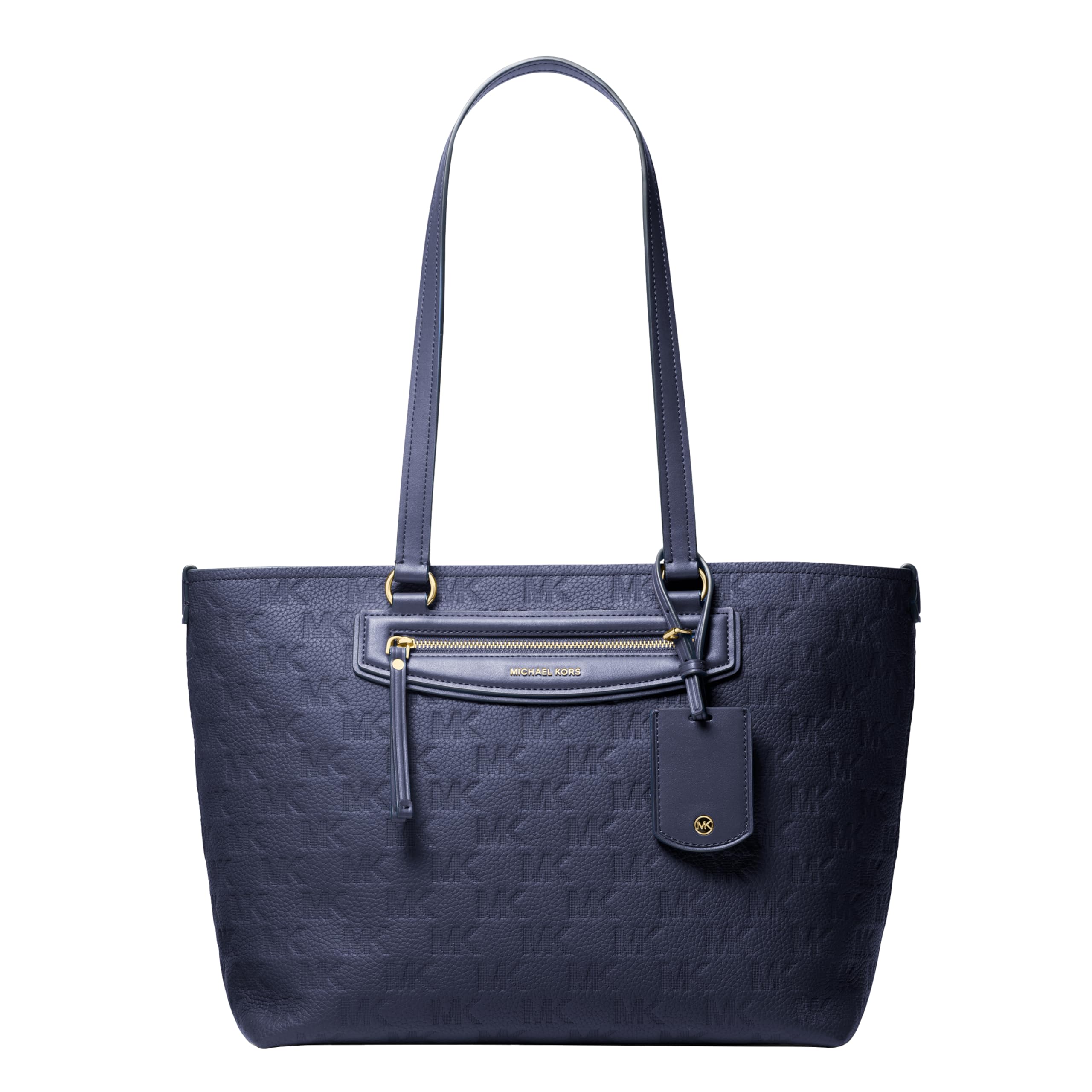 Michael Kors JET SET Medium leather travel tote bag with embossed logo