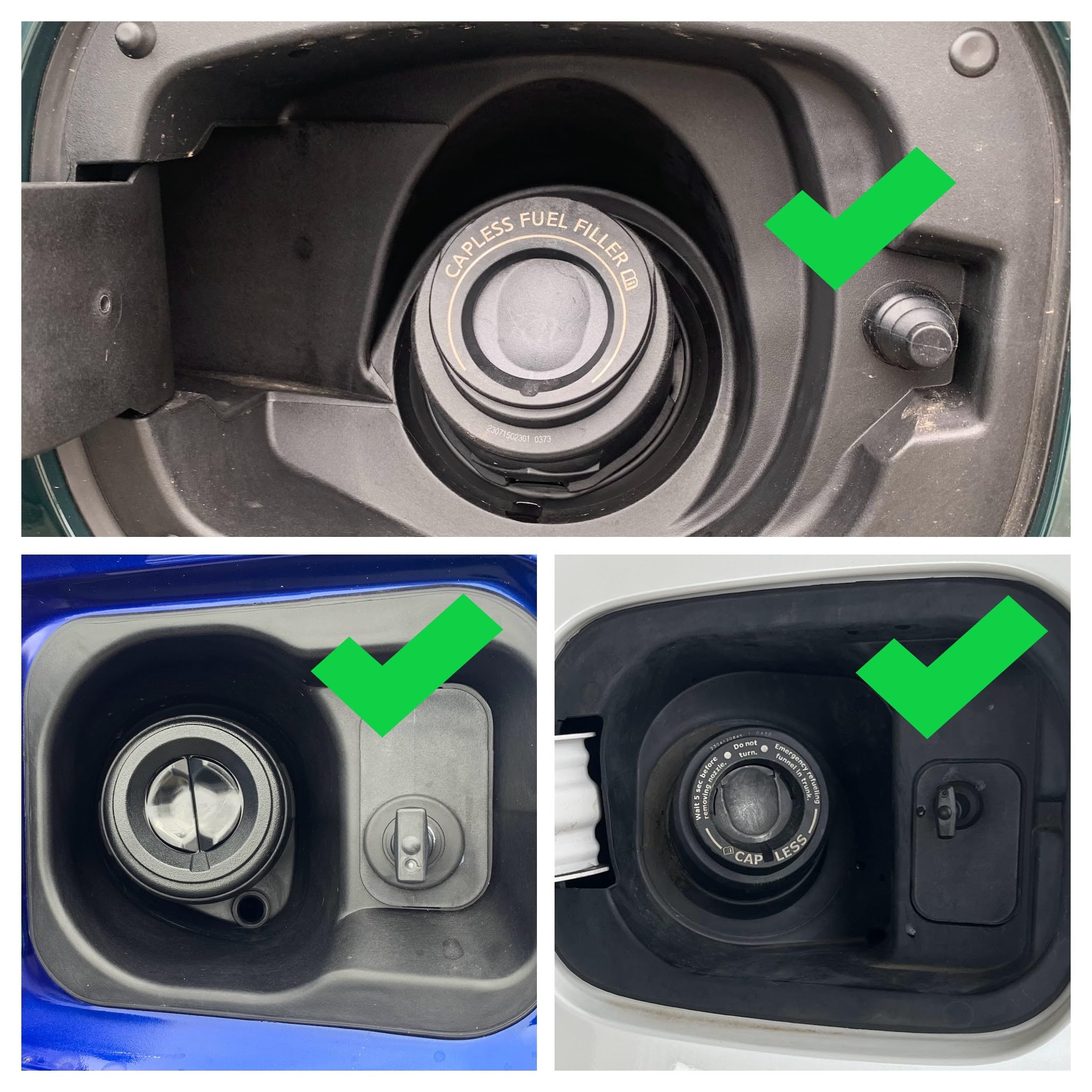 Amazon.com: Cap & Shield Tethered 2.75inch ID, Capless Gas Cap