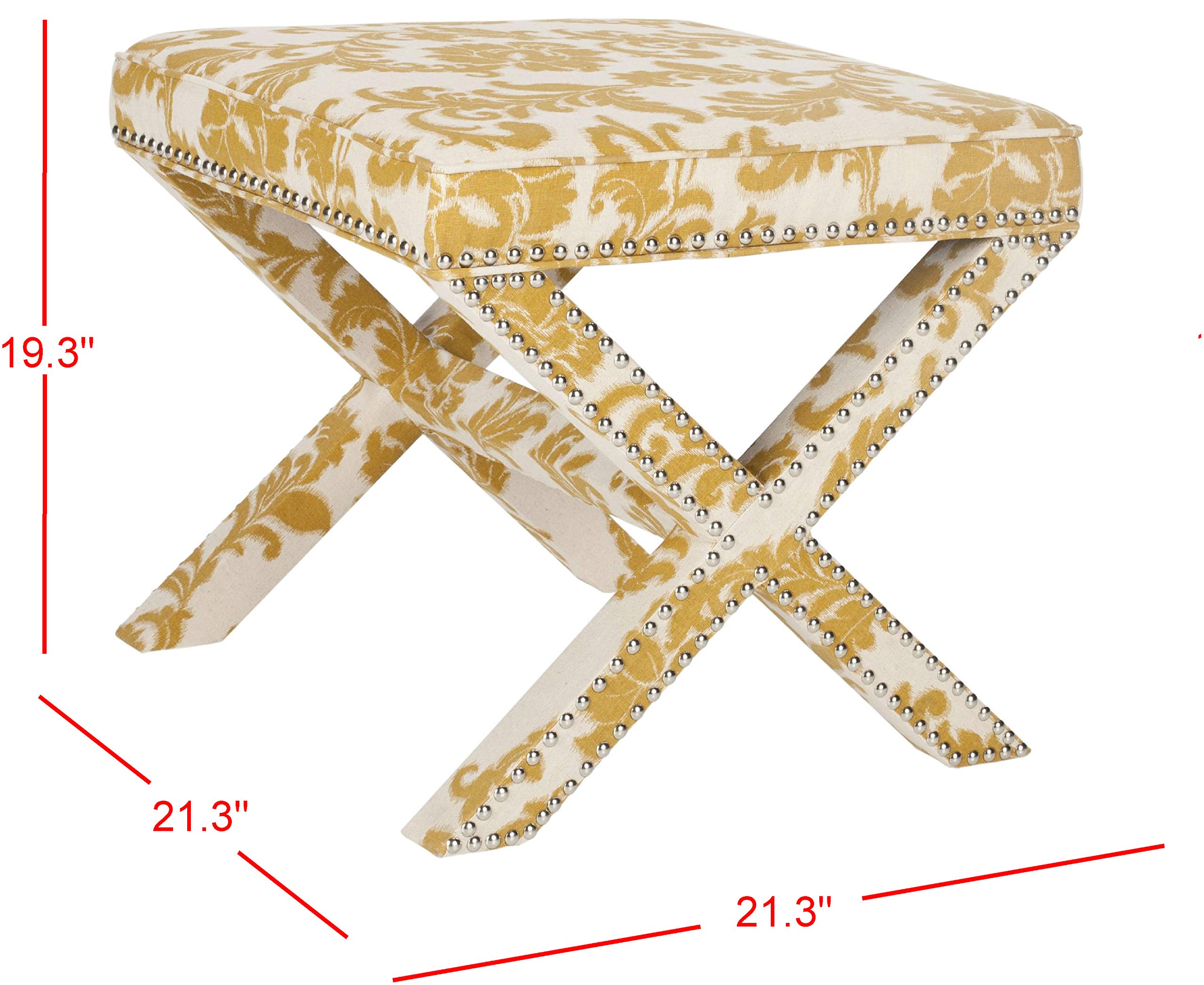Amazon.com: SAFAVIEH Home Collection Palmer Maize & Beige with