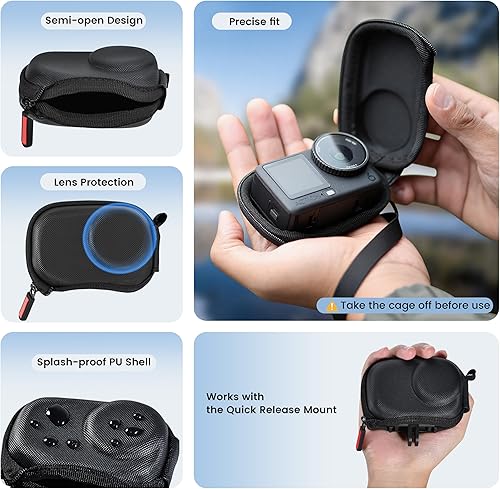 Miniatura 2 de STARTRC PHOTO Mini Osmo Action 6 Funda para DJI Bolsa de transporte compacta para DJI Osmo Action 6 Protección de lente Actividades al aire libre