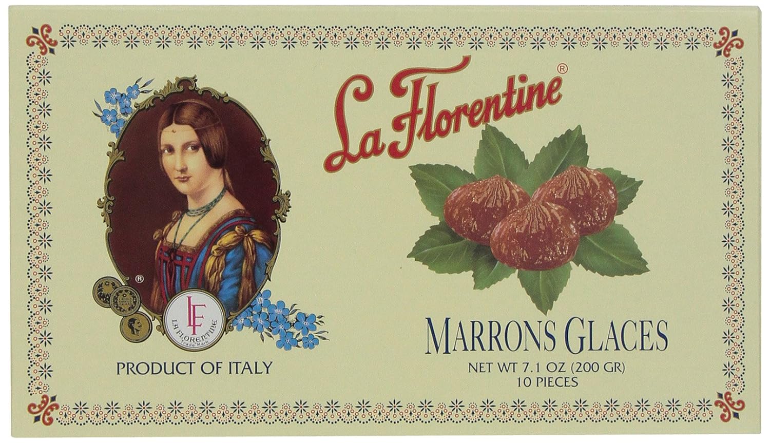 La Florentine Marrons Glace, 7.1-Ounce Boxes (Pack of 2)