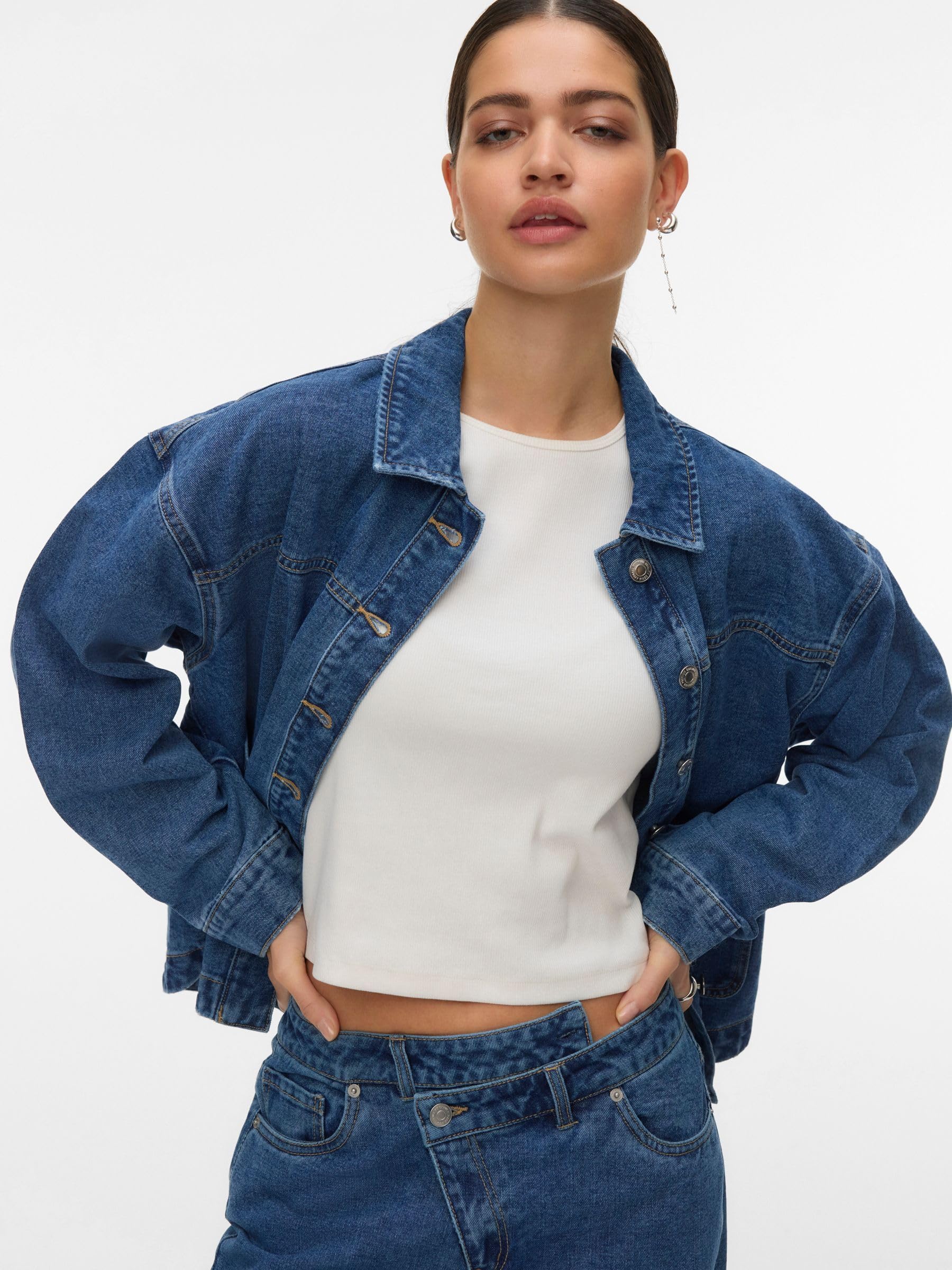 VERO MODA Shacket VMJAMIE Denim Jacket
