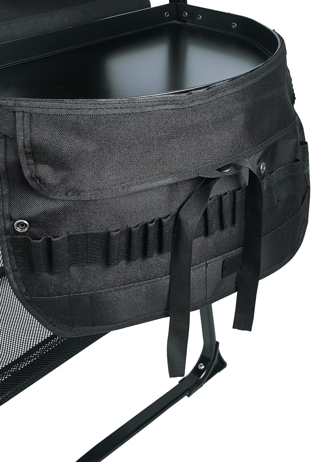 Sedia da regista alta pieghevole per artisti, sedia portatile da campeggio, 272 kg, con poggiapiedi, ideale per cinema, giardino, spiaggia, colore nero
