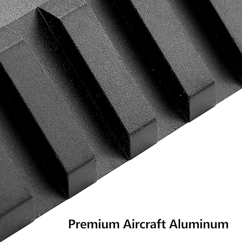 Miniatura 6 de 45 Degree Offset Rail Mounts,4 Slots Offset Picatinny Rail Mount Low Profile Aluminum Angled Rail Adapter & Wrench