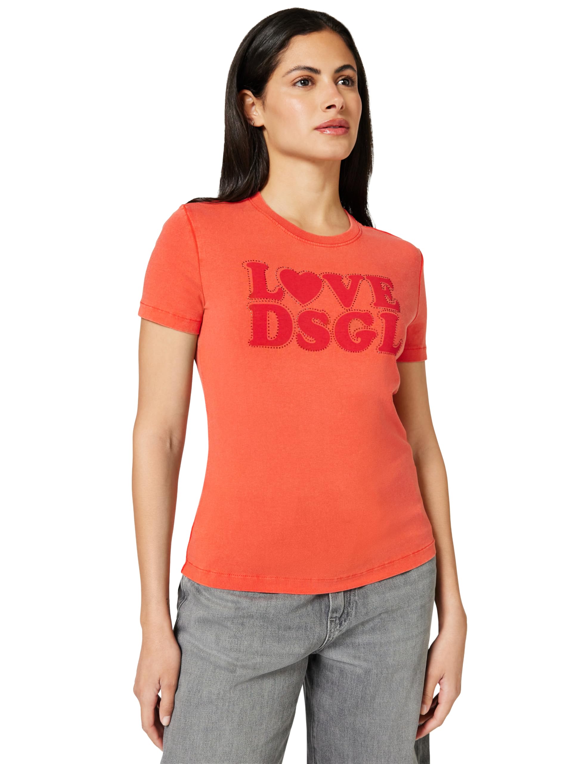 Desigual TS_Love DSGL, 3092 RED, XS