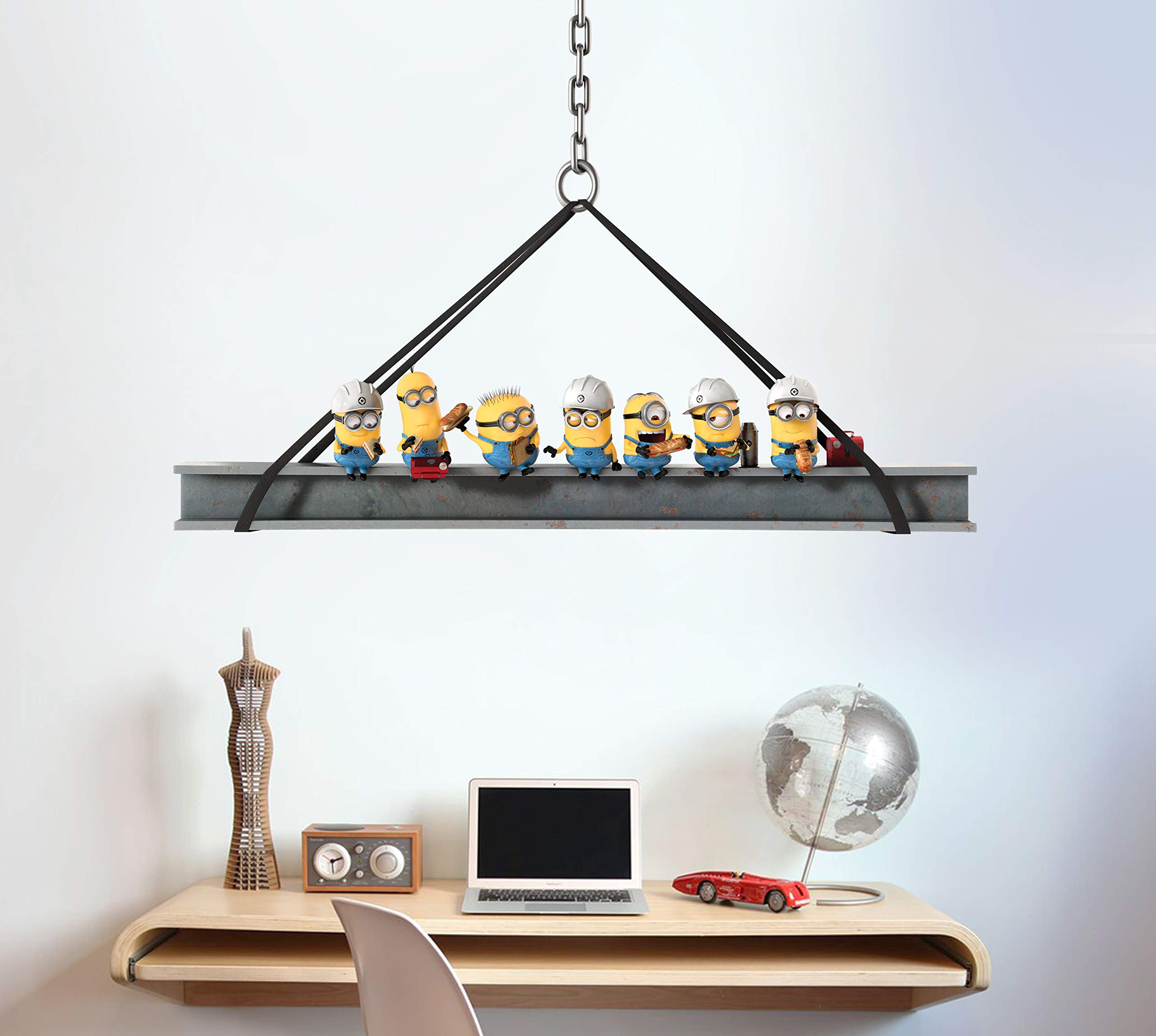 Beautiful Game Yellow Despicable Me - Minions At Work Wall Vinyl Art Decal Sticker Mural (120Cm)