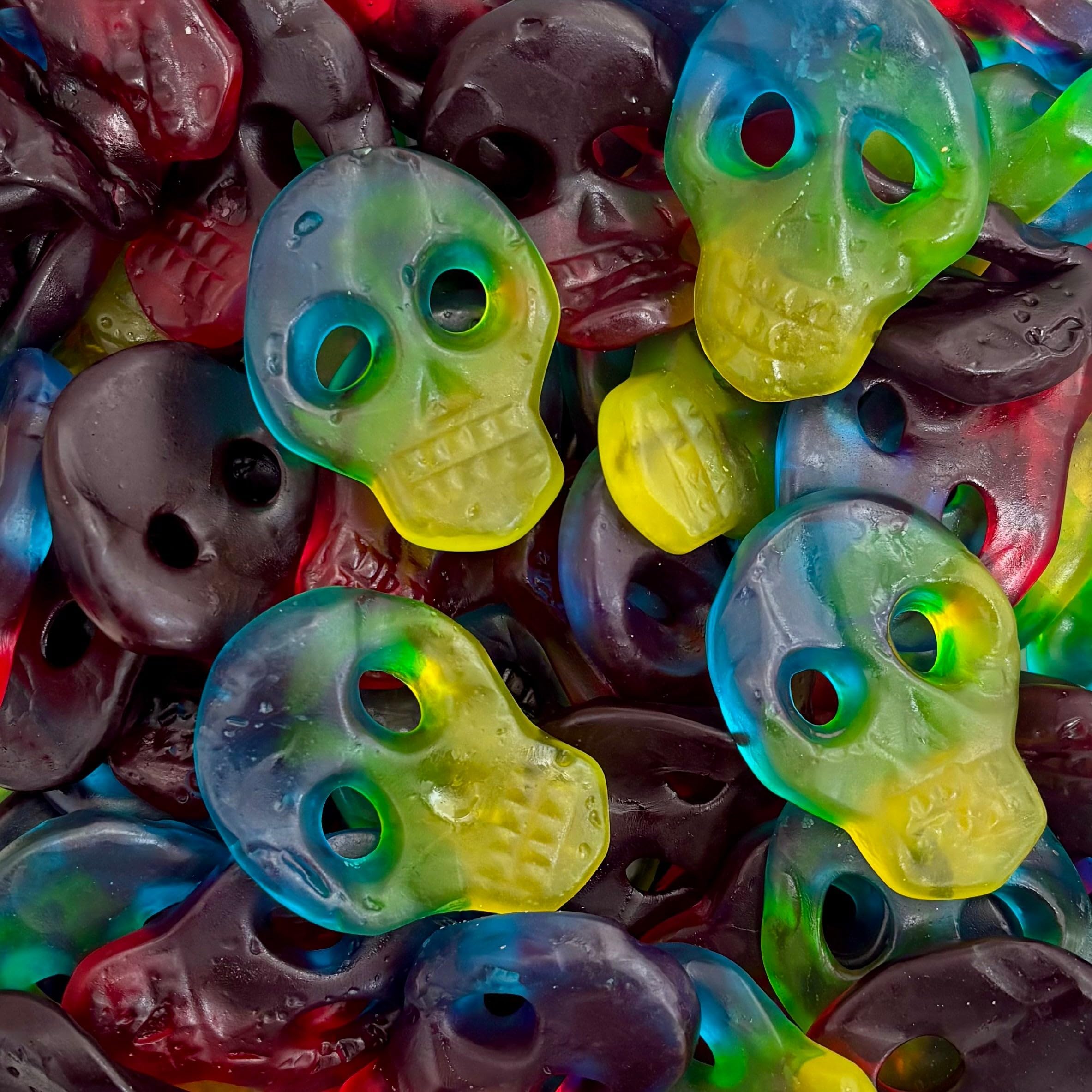 Fruit Jelly Skulls 500g Share Bag by The Gourmet Sweet Company