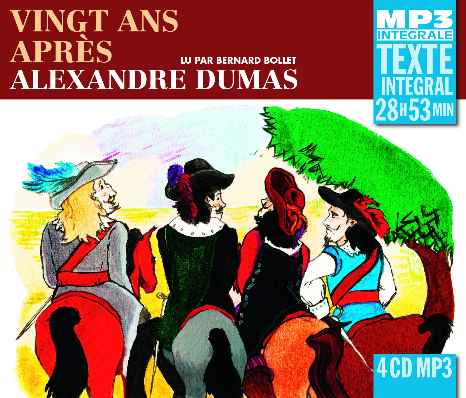 Vingt Ans Après (Integrale Mp3), Lu Par Bernard Bollet