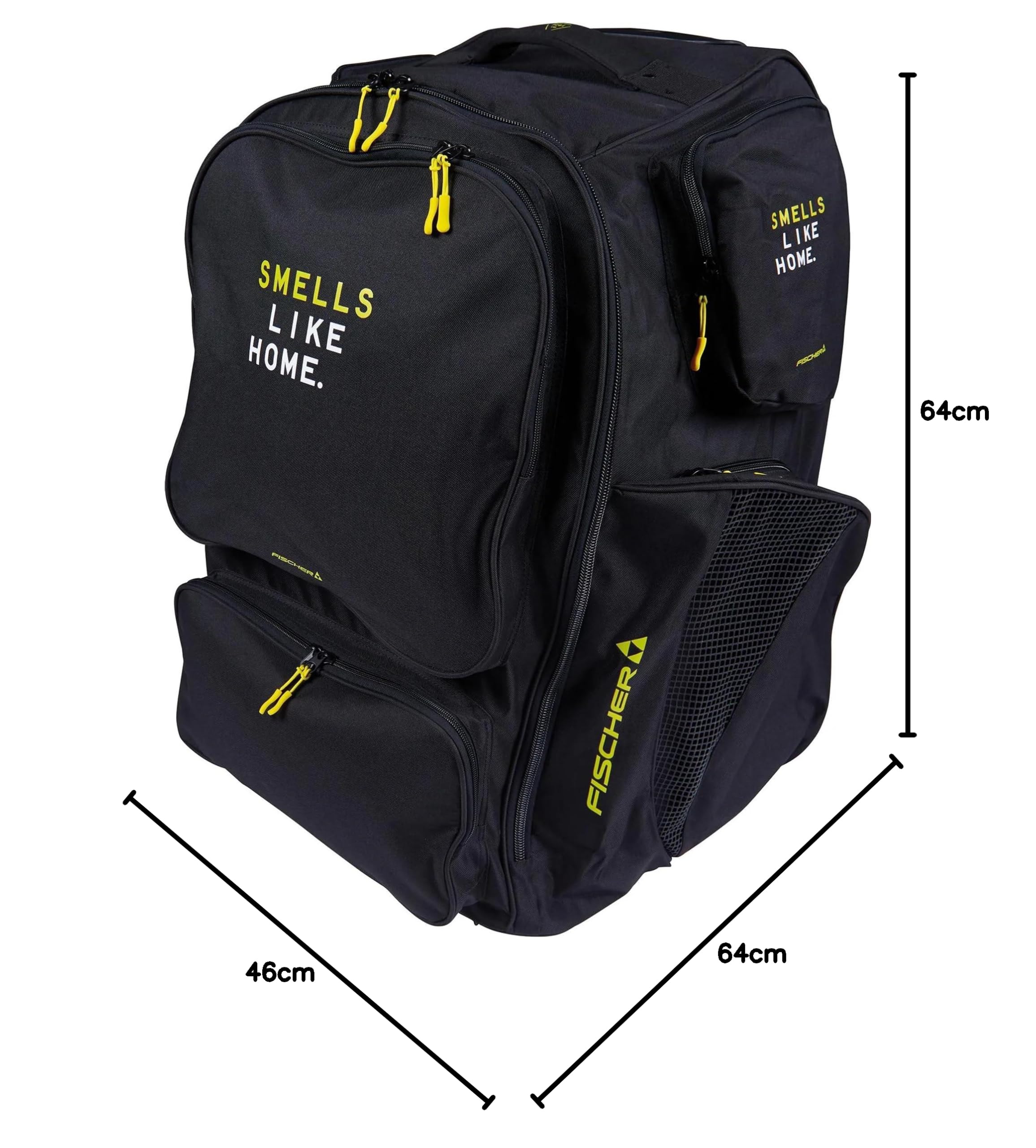 Fischer Player Sac à Dos à roulettes pour Hockey sur Glace Senior