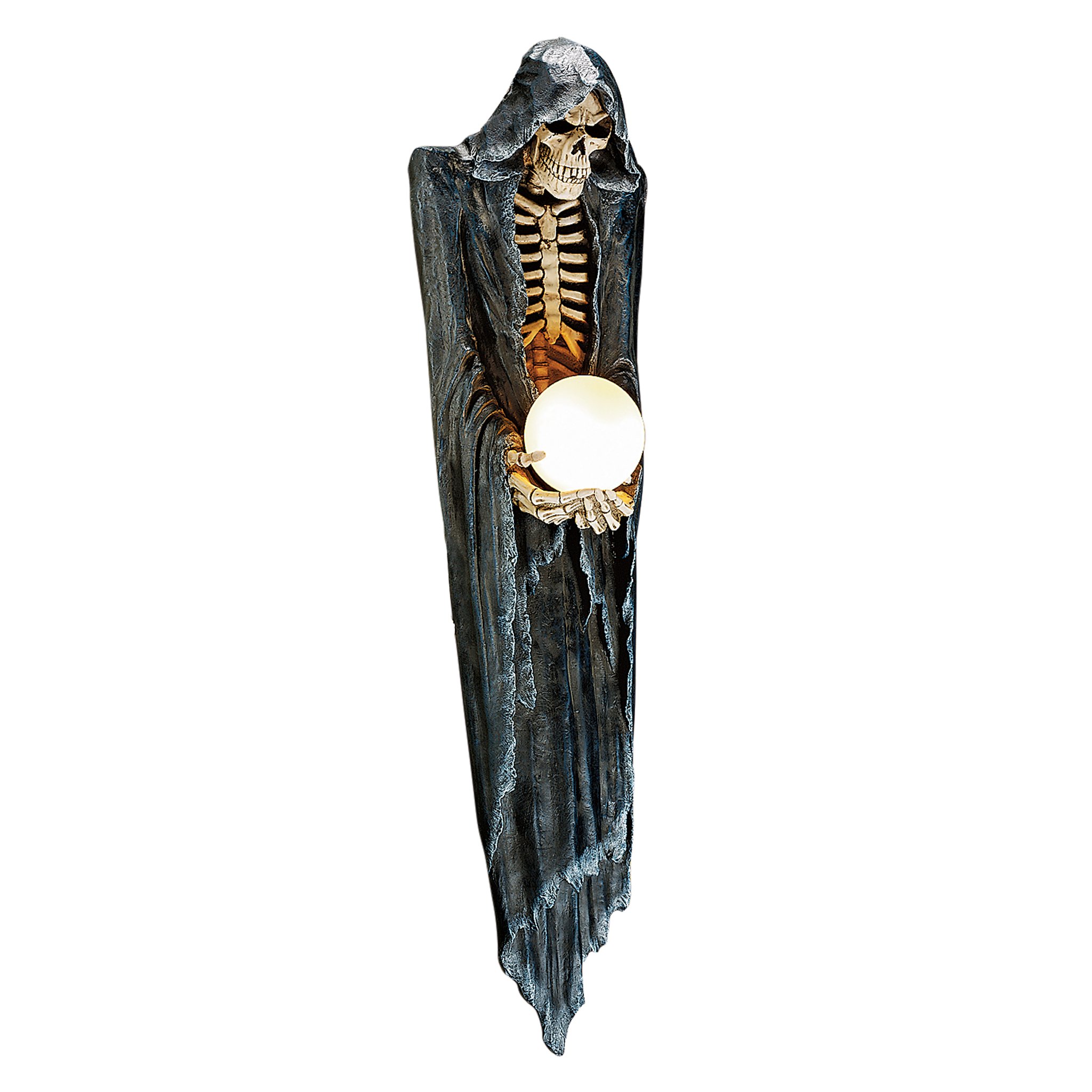 Design Toscano the Grim Reaper Işıklı Duvar Heykeli
