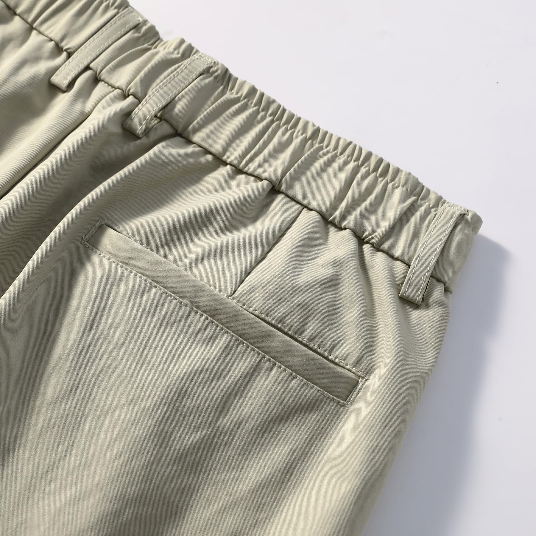 YFFUSHI Pantalon Homme Chino Léger Pants de Costume Classique Coupe Droit Regular Fit Habillé Affaires Mariages