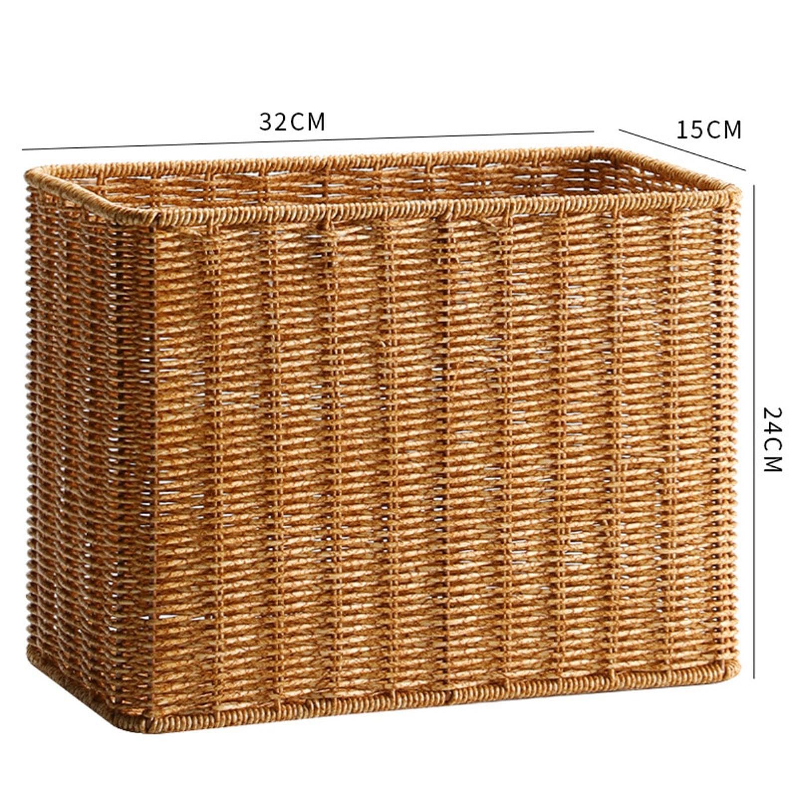 Panier de Rangement Tissé, Support de Tapis de Yoga Léger pour Bureau,