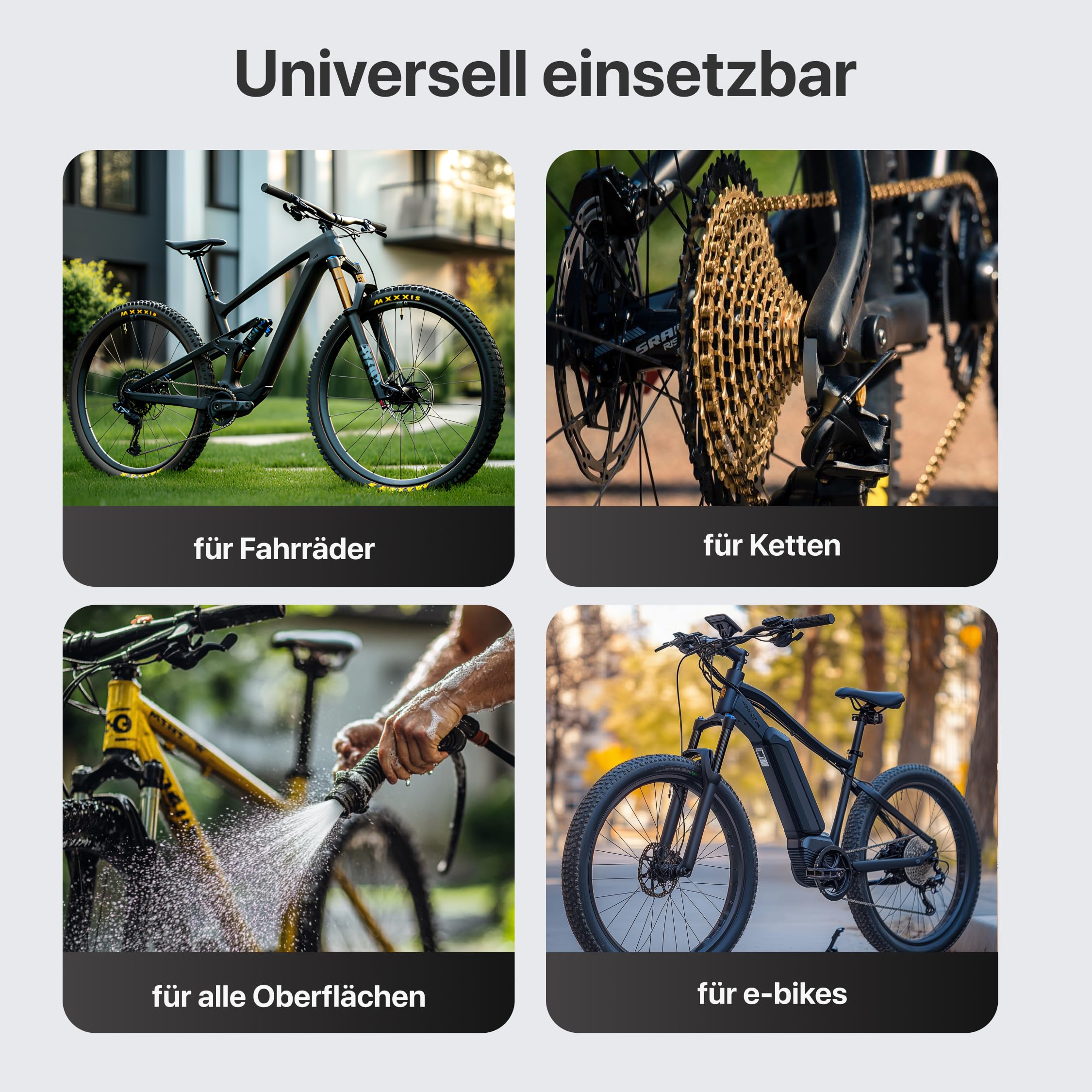 Element Fahrradreiniger I Bike Cleaner I 5 Liter I für alle Oberflächen I Fahrradpflege 5 L I Premium Reiniger für Fahrrad & E bike